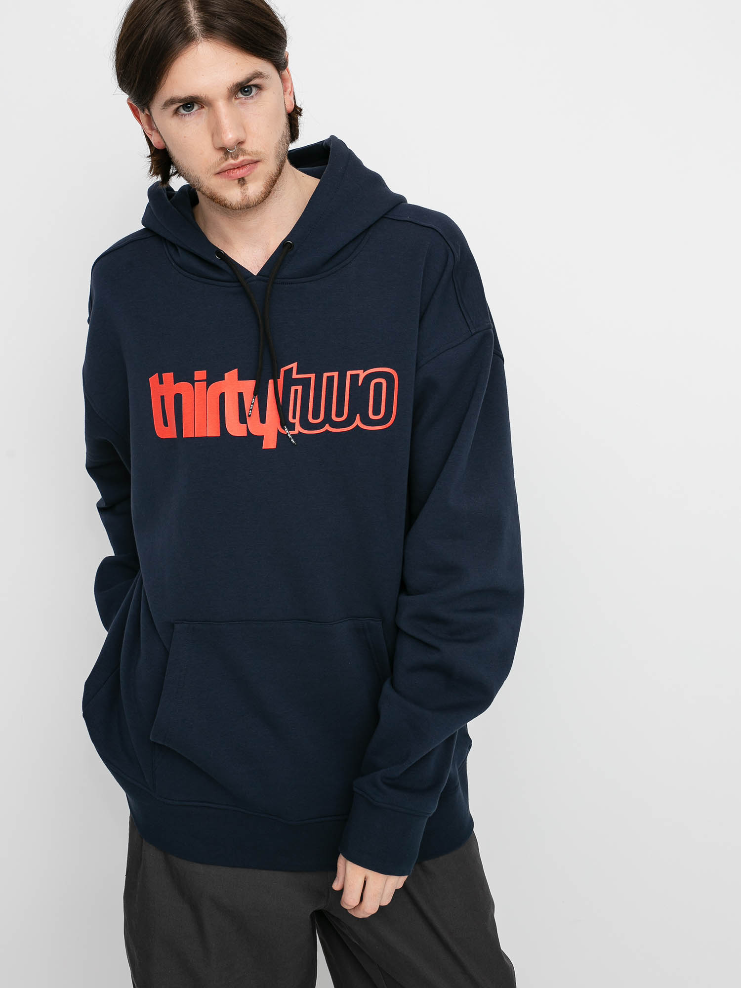 Hanorac cu glugă ThirtyTwo Double Basic HD (navy)