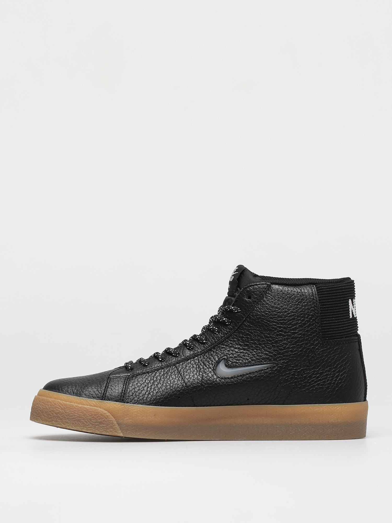 Nike SB Pantofi Zoom Blazer Mid Premium (black/white black gum light brown)