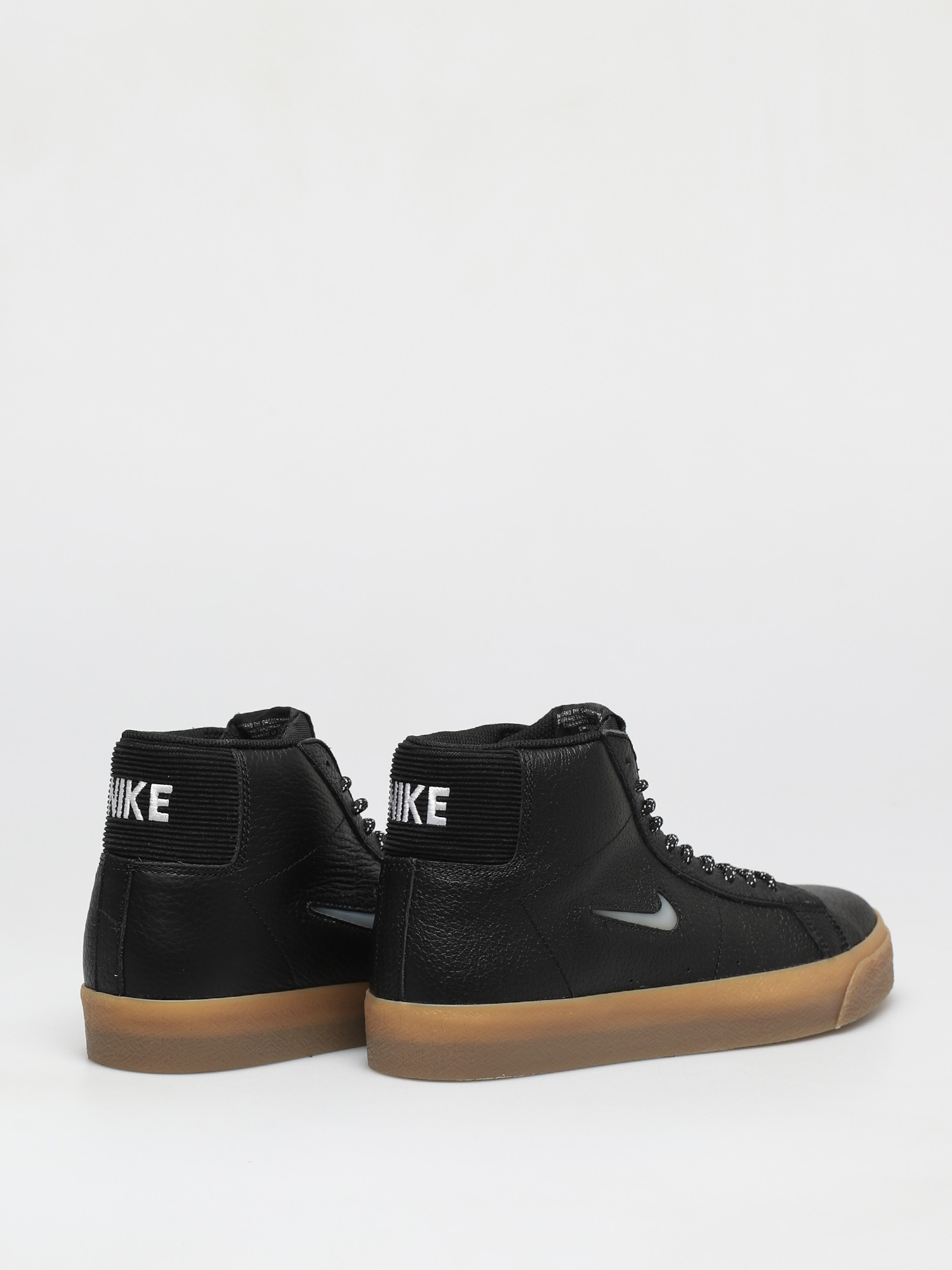 Nike SB Pantofi Zoom Blazer Mid Premium (black/white black gum light brown)