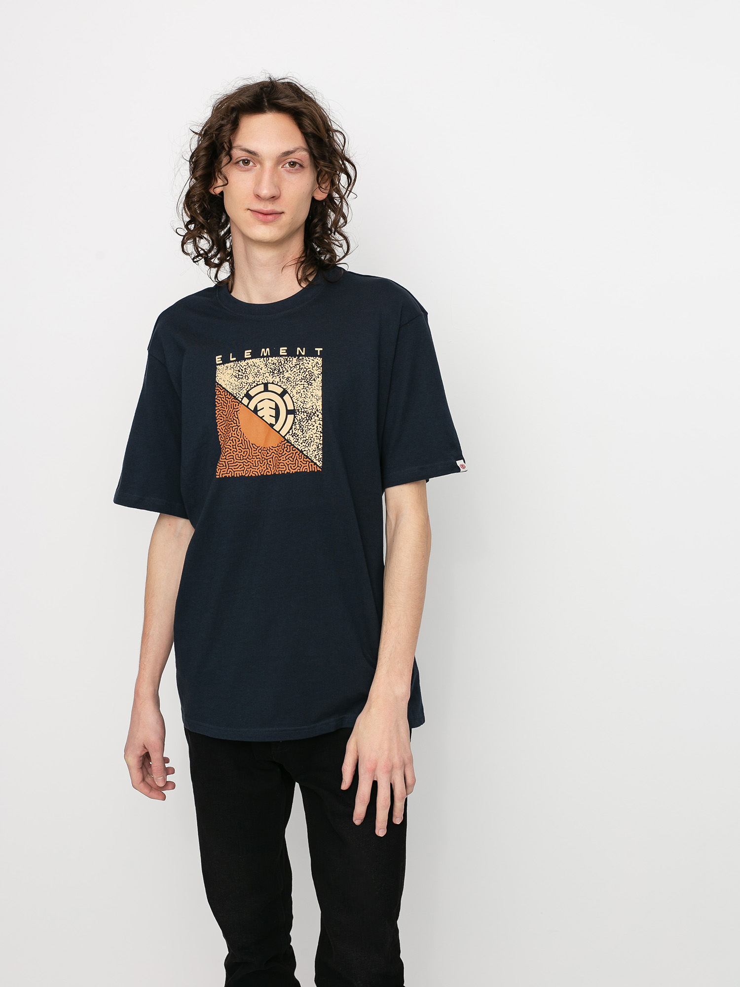 Tricou Element Bits (eclipse navy)