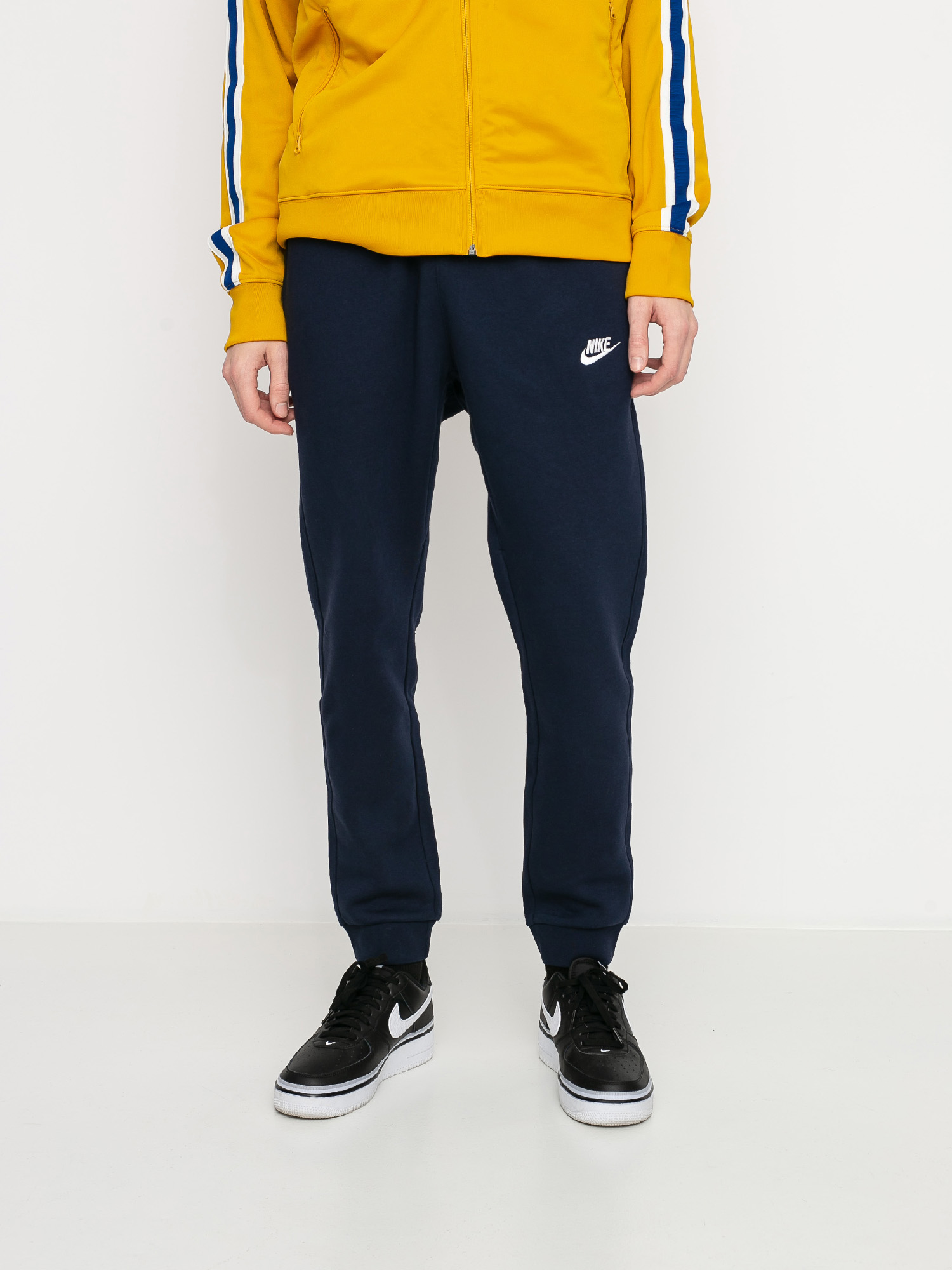 Nike Pantaloni Club Jggr Bb (obsidian/white)