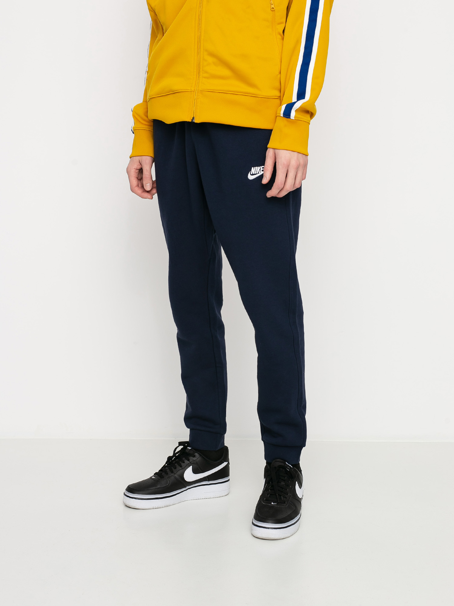 Nike Pantaloni Club Jggr Bb (obsidian/white)