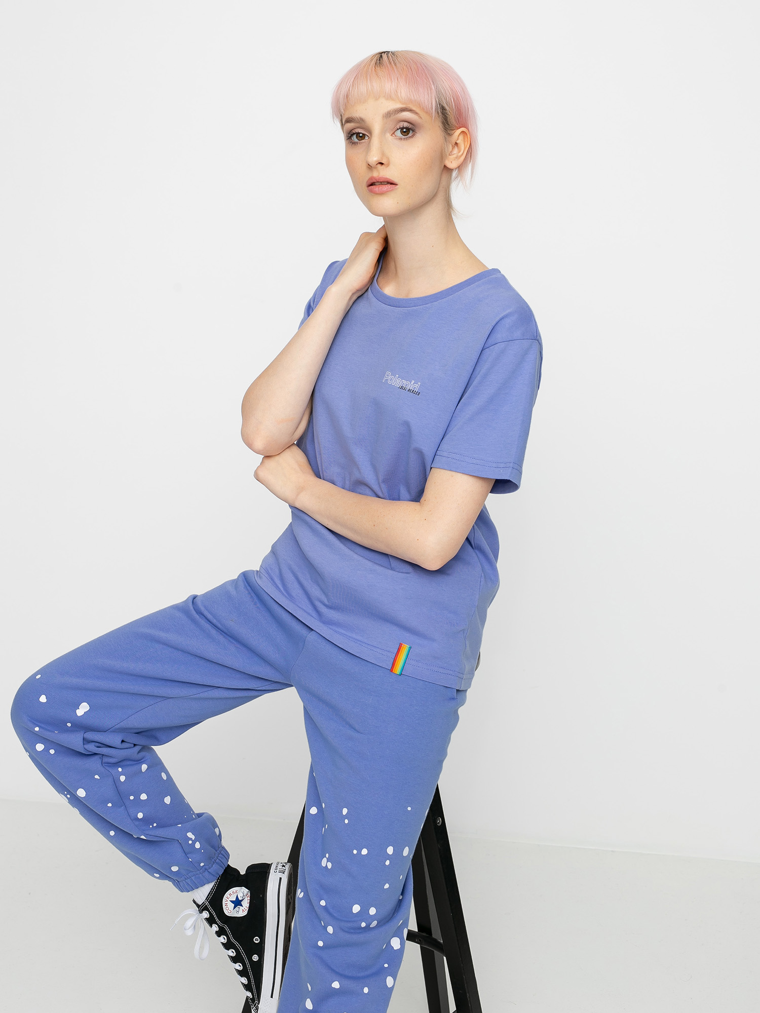 Tricou Local Heroes X Polaroid Gradient Wmn (violet)