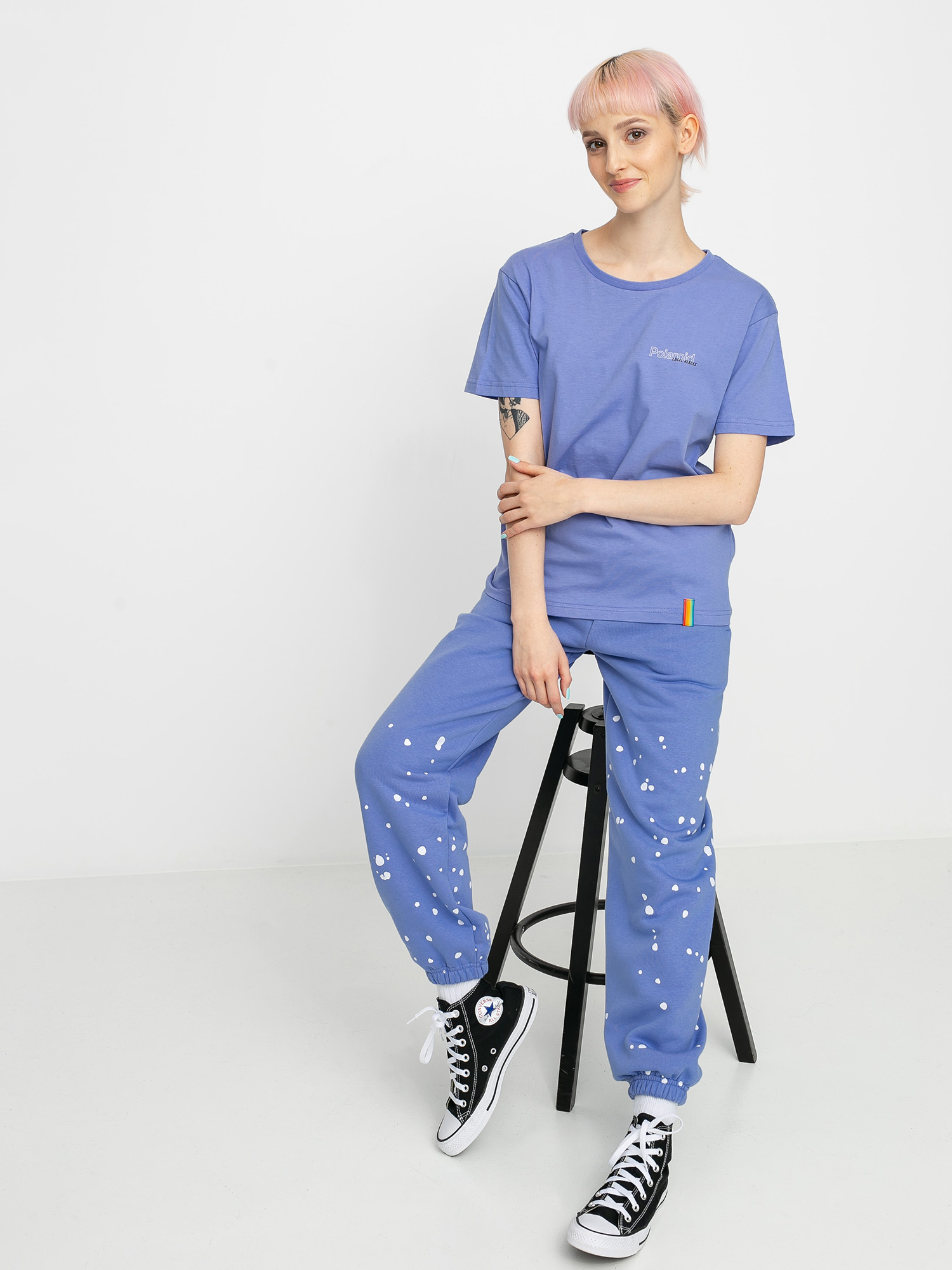 Tricou Local Heroes X Polaroid Gradient Wmn (violet)