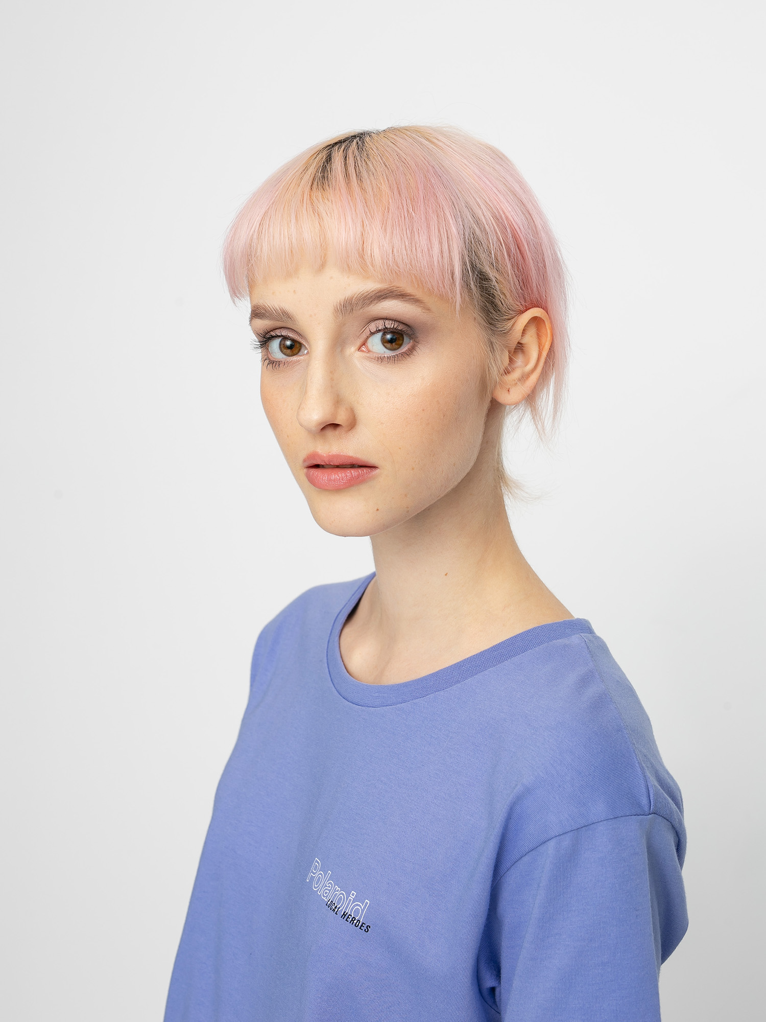 Tricou Local Heroes X Polaroid Gradient Wmn (violet)