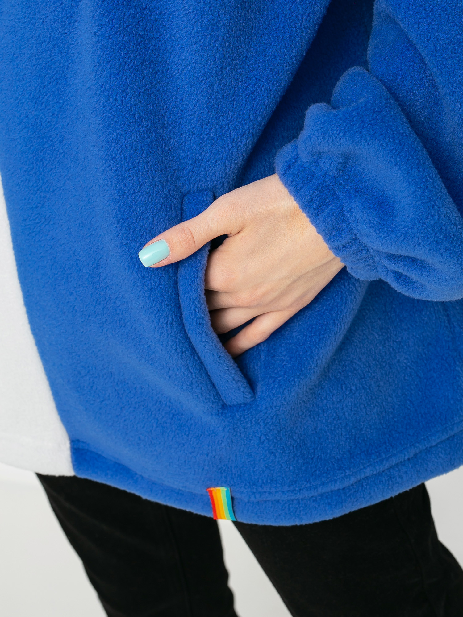 Pentru femei Local Heroes Hanorac din fleece X oid Ideal Fleece Zip Up (grey/blue)