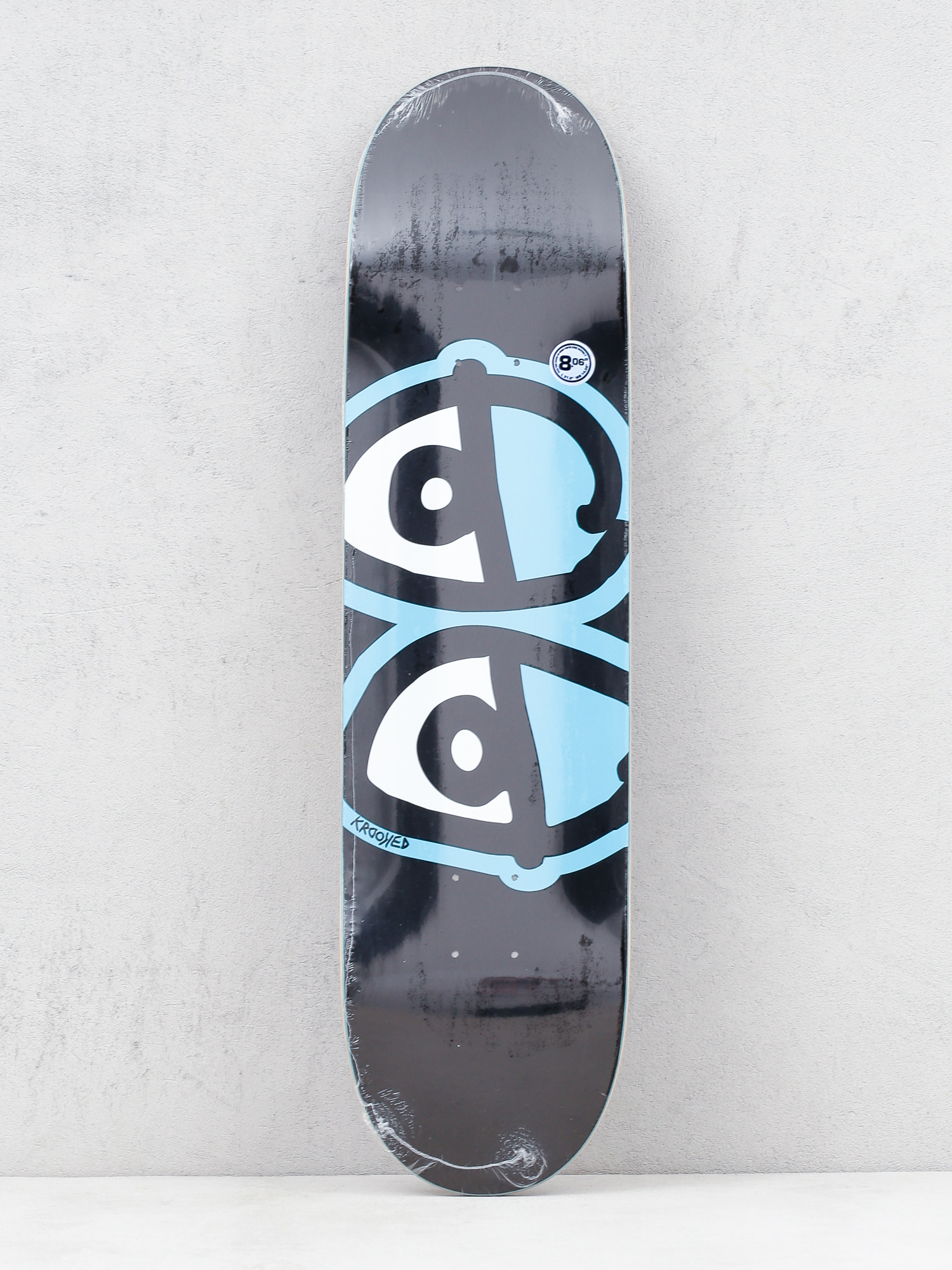 Krooked Placă Team Eyes (black)