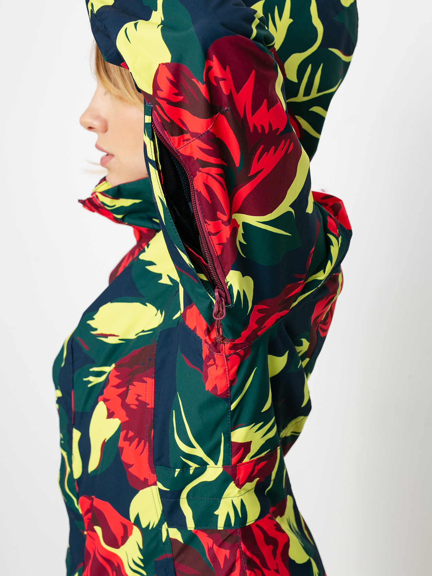 Geacă de snowboard Burton Jet Set Wmn - multicolor (hibiscus pink