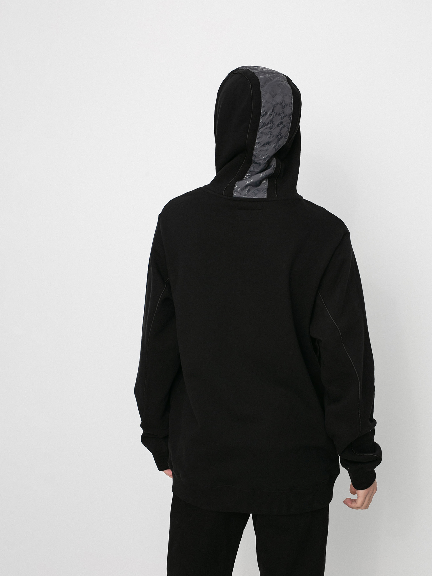 Hanorac cu glugă Diamond Supply Co. Checkered Cross HD (black)