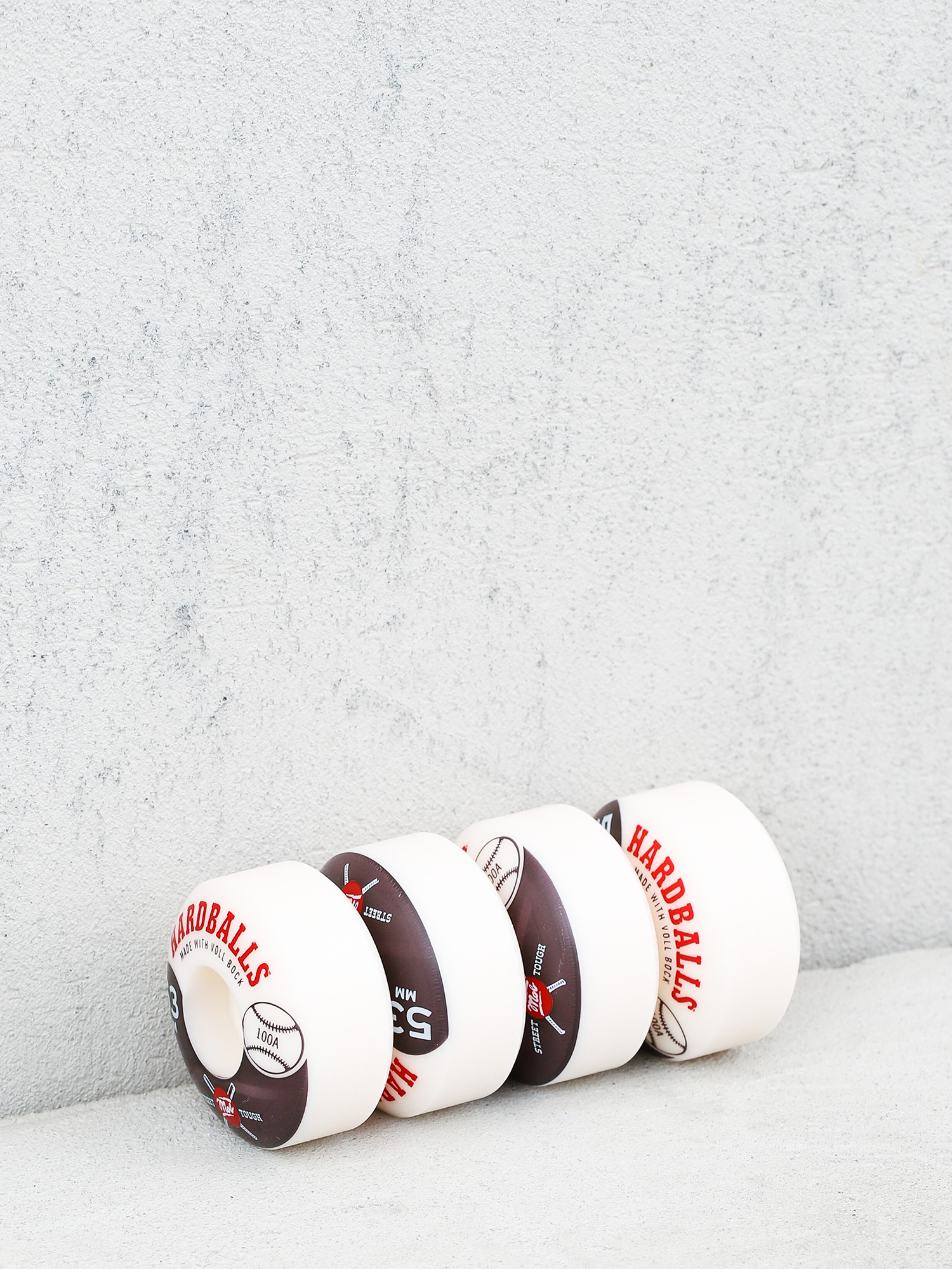 Role Mob Skateboards Hardballs (white/black)