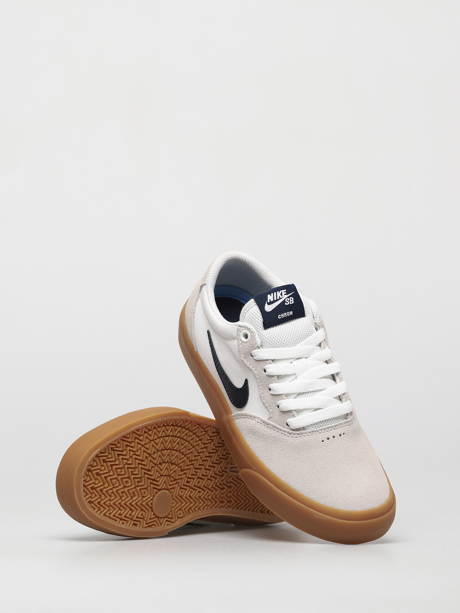Pantofi Nike SB Chron Solarsoft (white/obsidian white white)