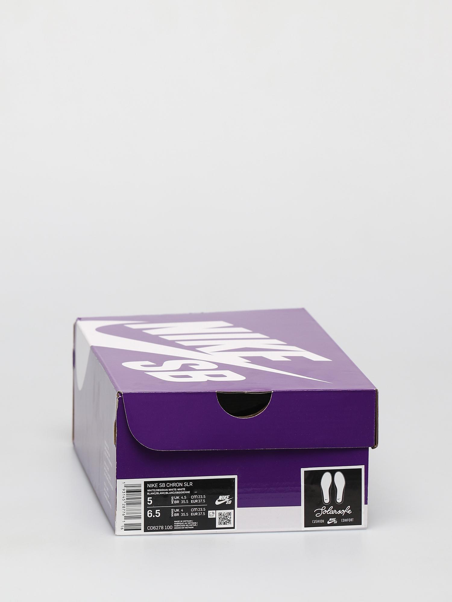 Pantofi Nike SB Chron Solarsoft (white/obsidian white white)