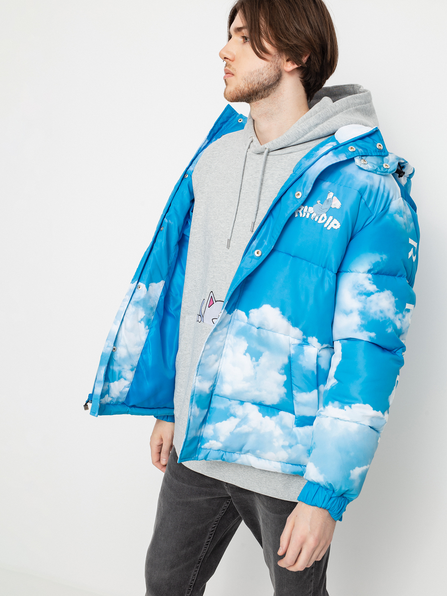 RipNDip Geacă Heaven And Hell Puffer (blue)