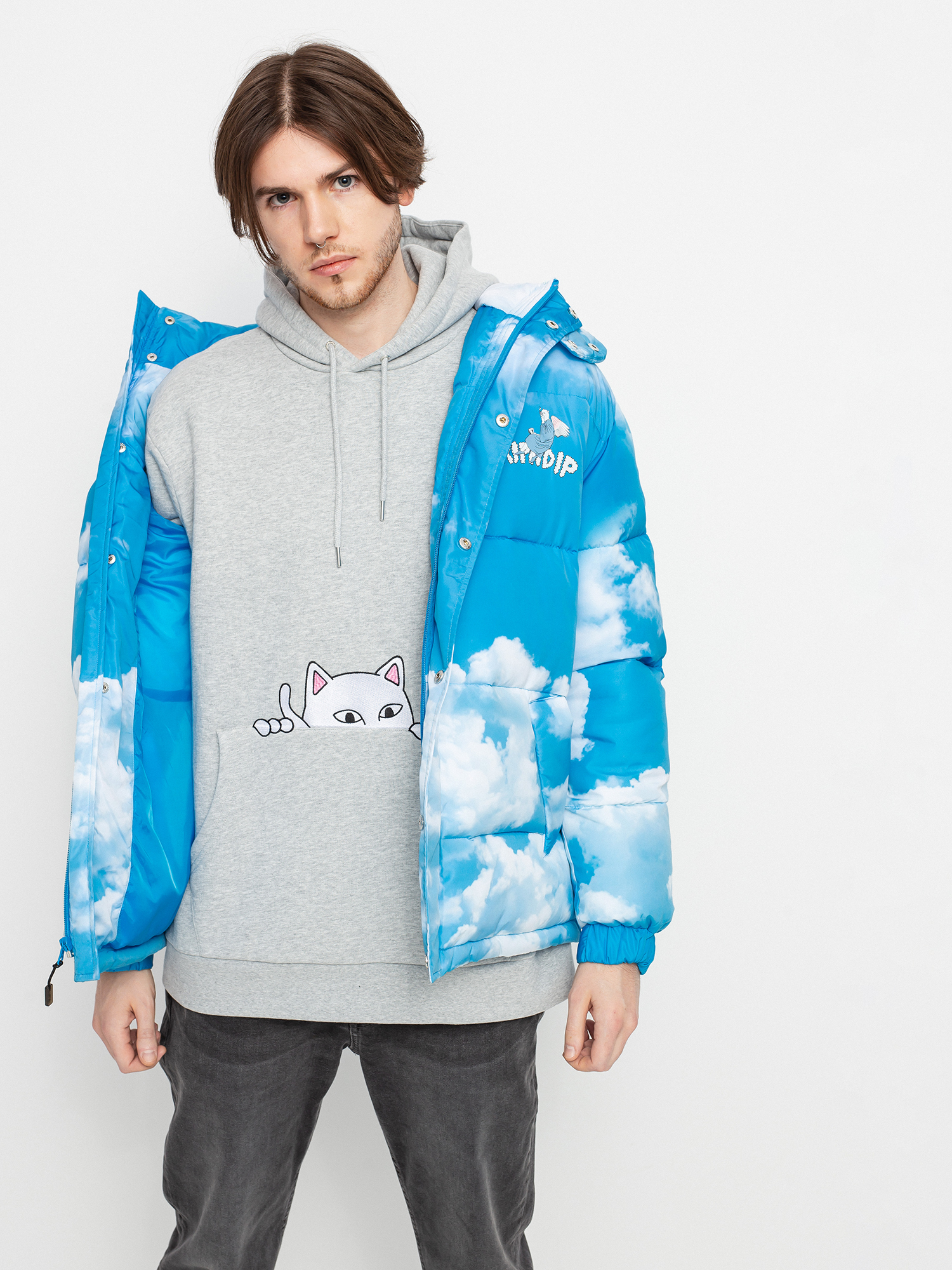 RipNDip Geacă Heaven And Hell Puffer (blue)