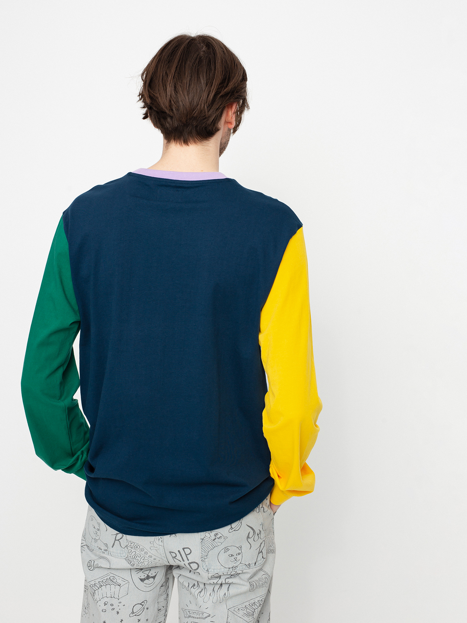 Tricou RipNDip Lord Nermal Color Block (multi)