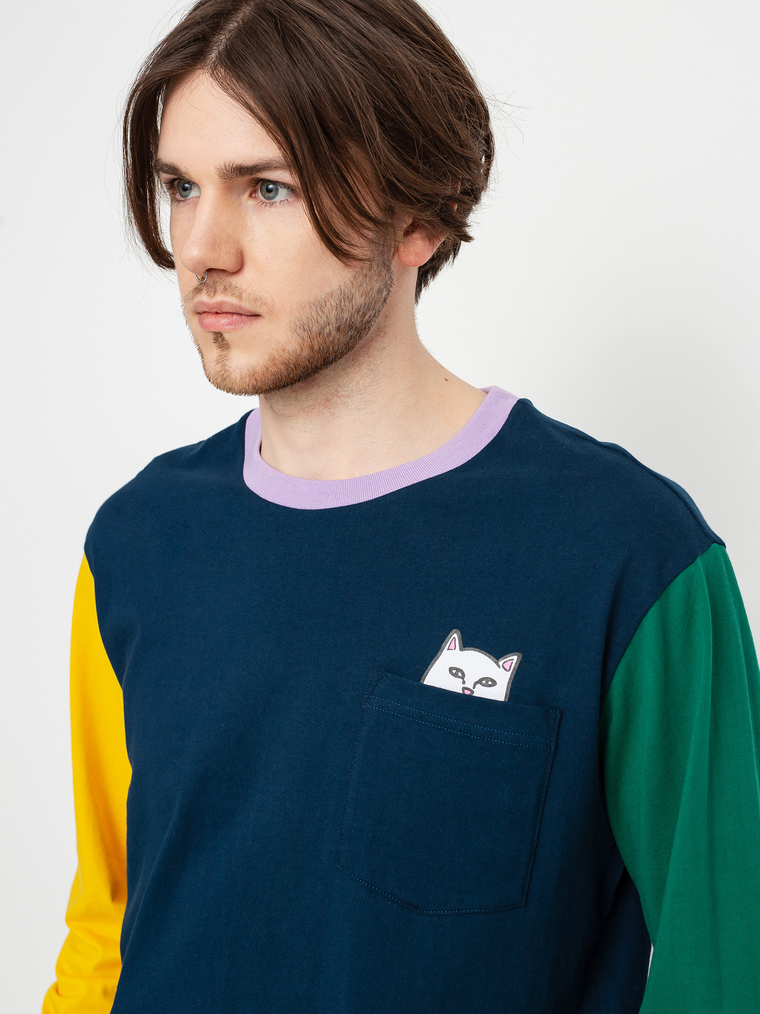 Tricou RipNDip Lord Nermal Color Block (multi)