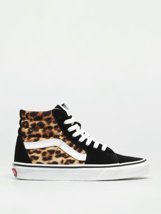 Pantofi Vans Sk8 Hi (leopard black/true white)