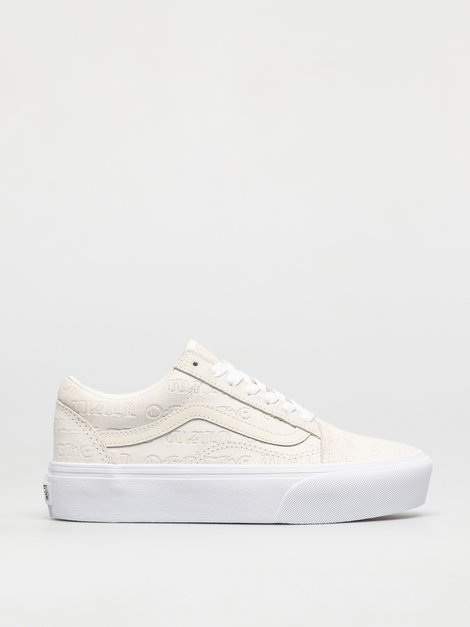 Pantofi Vans Old Skool Platform (deboss otw marshmallow/marshmallow)
