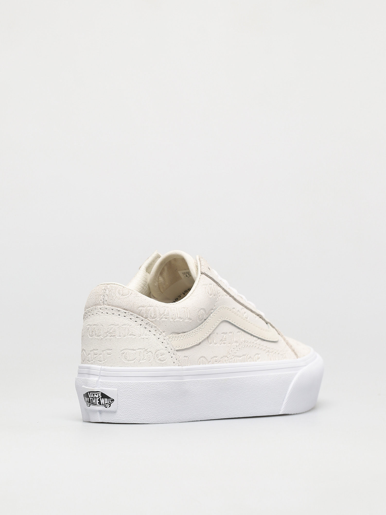 Pantofi Vans Old Skool Platform (deboss otw marshmallow/marshmallow)