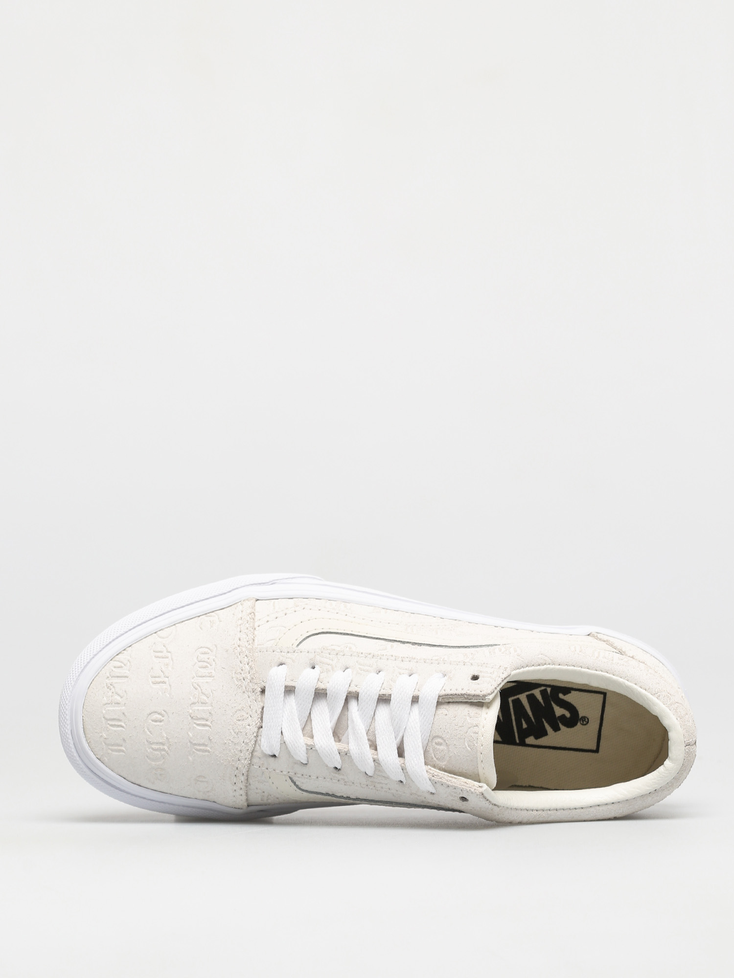 Pantofi Vans Old Skool Platform (deboss otw marshmallow/marshmallow)