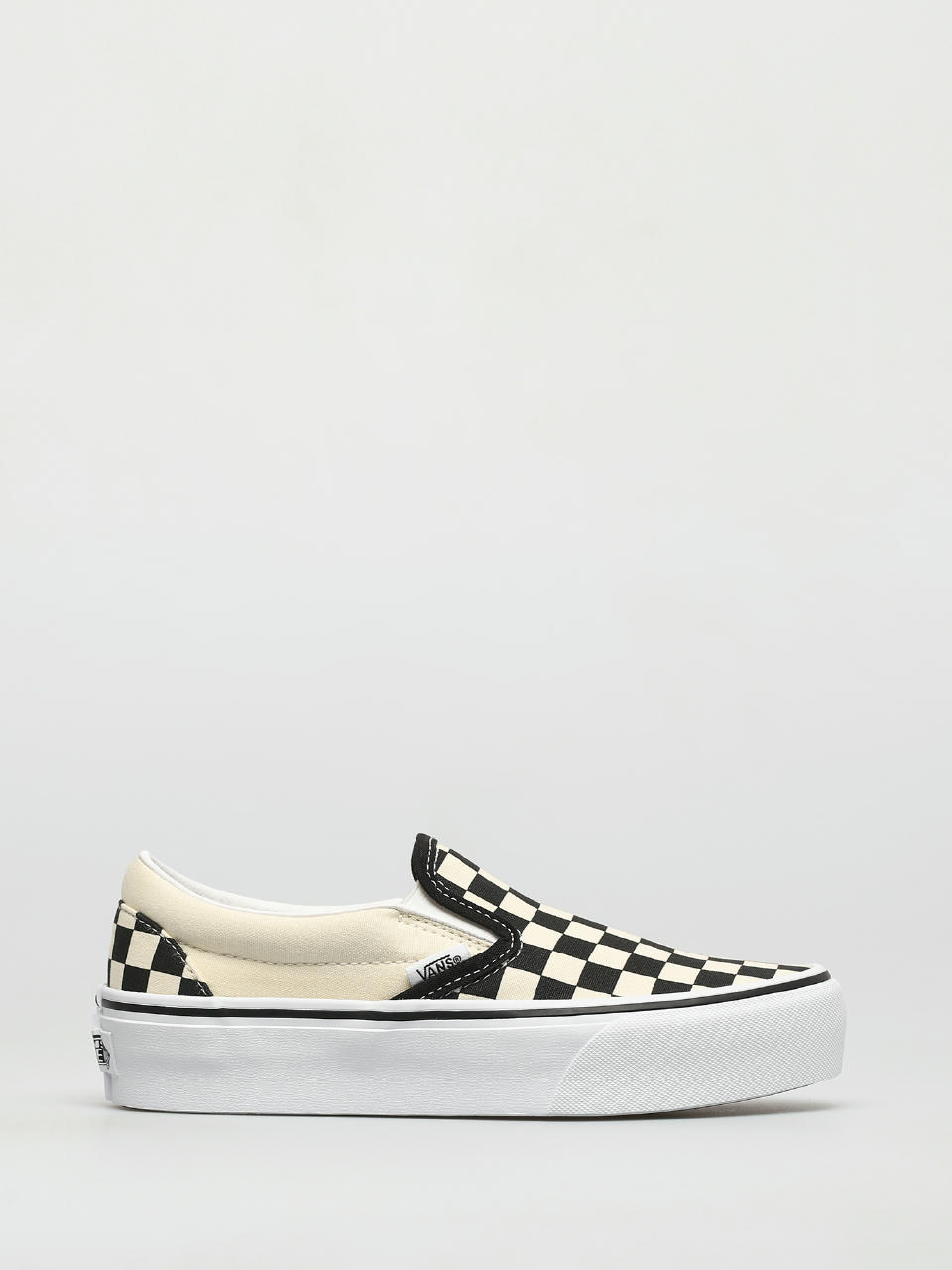 Pantofi Vans Classic Slip On Platform (blk whtchckerboard/wht)