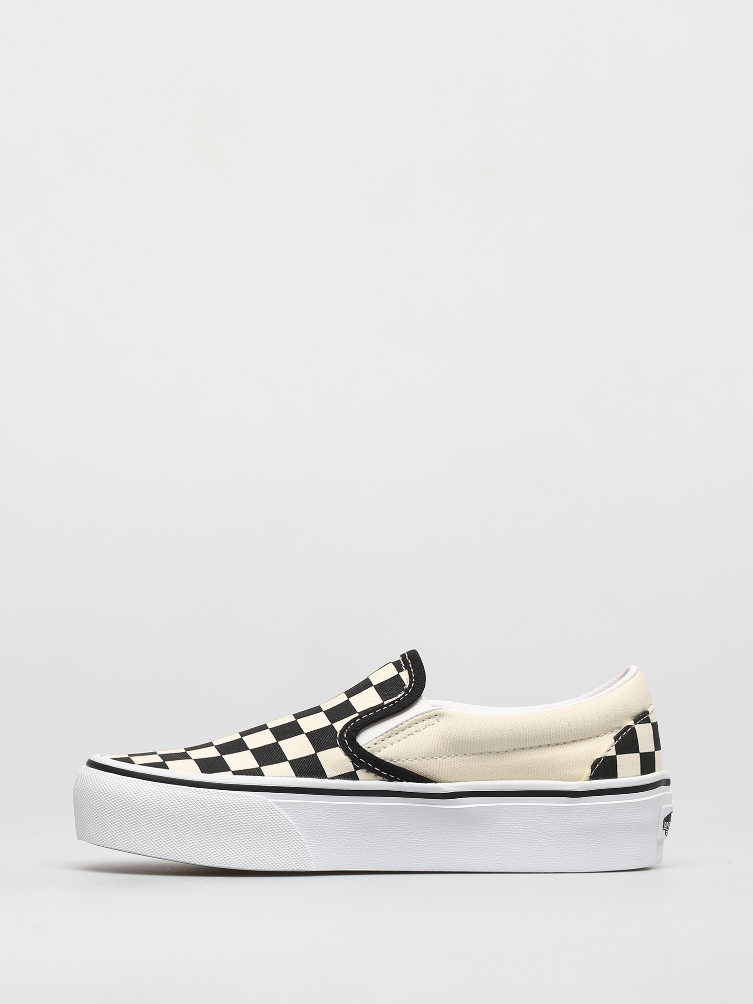 Pantofi Vans Classic Slip On Platform (blk whtchckerboard/wht)
