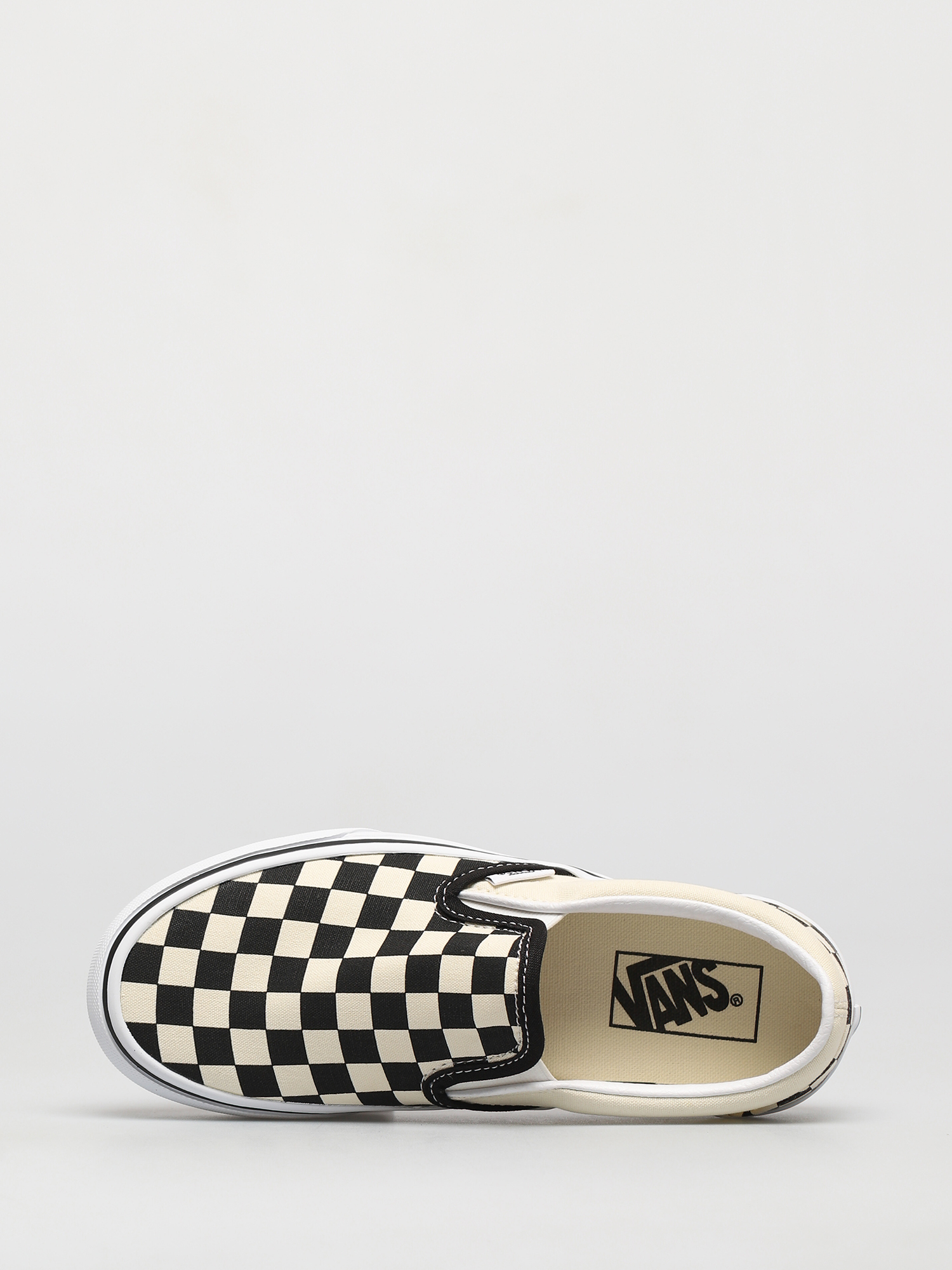 Pantofi Vans Classic Slip On Platform (blk whtchckerboard/wht)