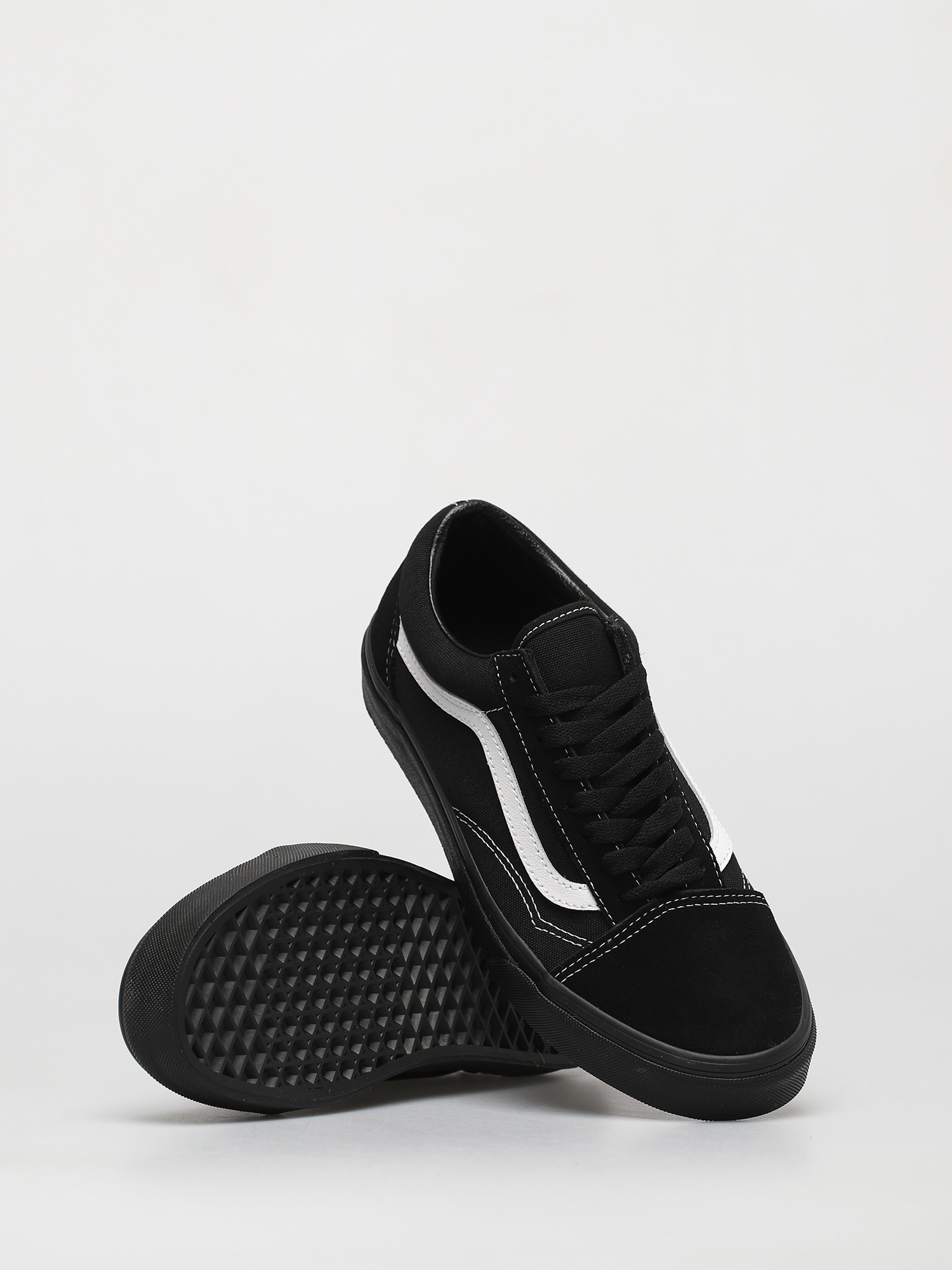 Pantofi Vans Old Skool (suede/canvas black/black/true white)