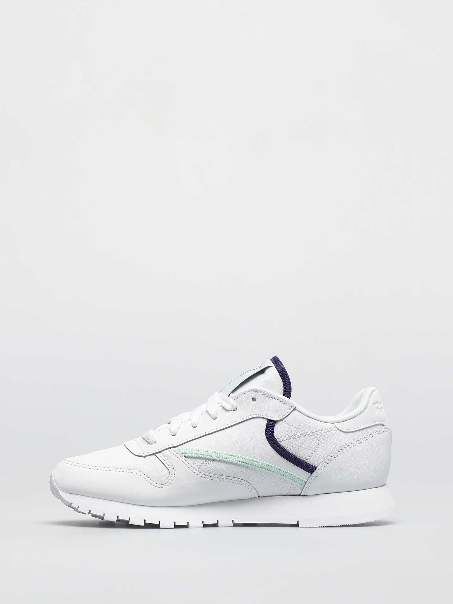 Pantofi Reebok Cl Lthr Wmn (cblack/carbon/vecred)