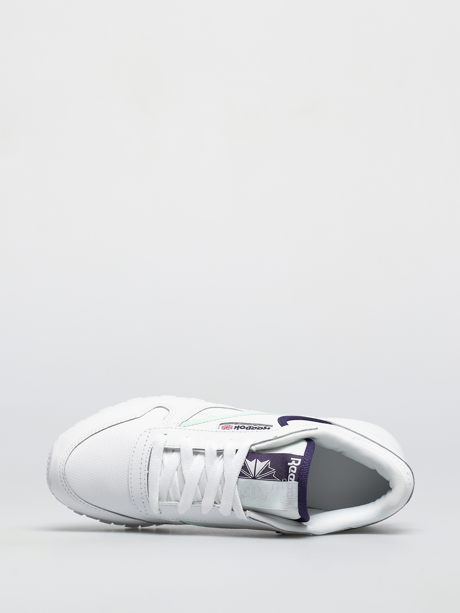 Pantofi Reebok Cl Lthr Wmn (cblack/carbon/vecred)