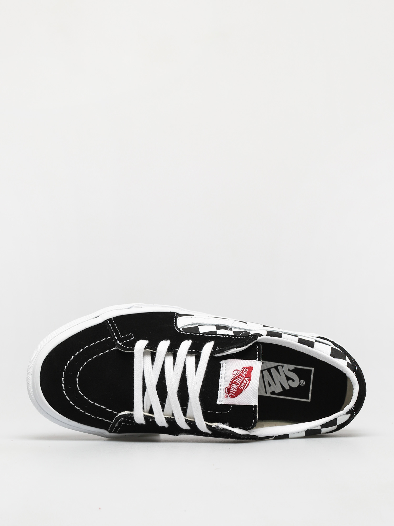 Pantofi Vans Sk8 Low (canvas/suede black/checkerboard)