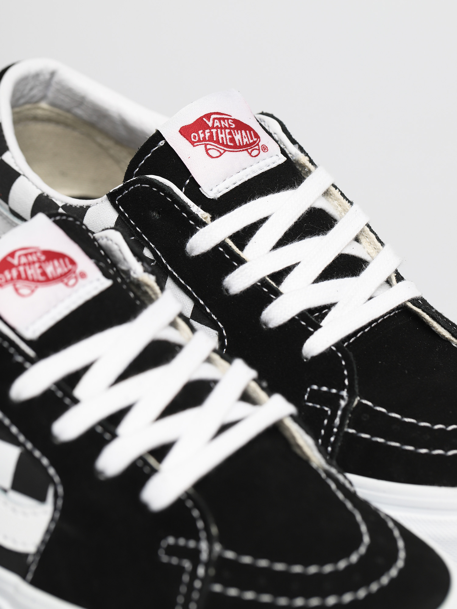 Pantofi Vans Sk8 Low (canvas/suede black/checkerboard)