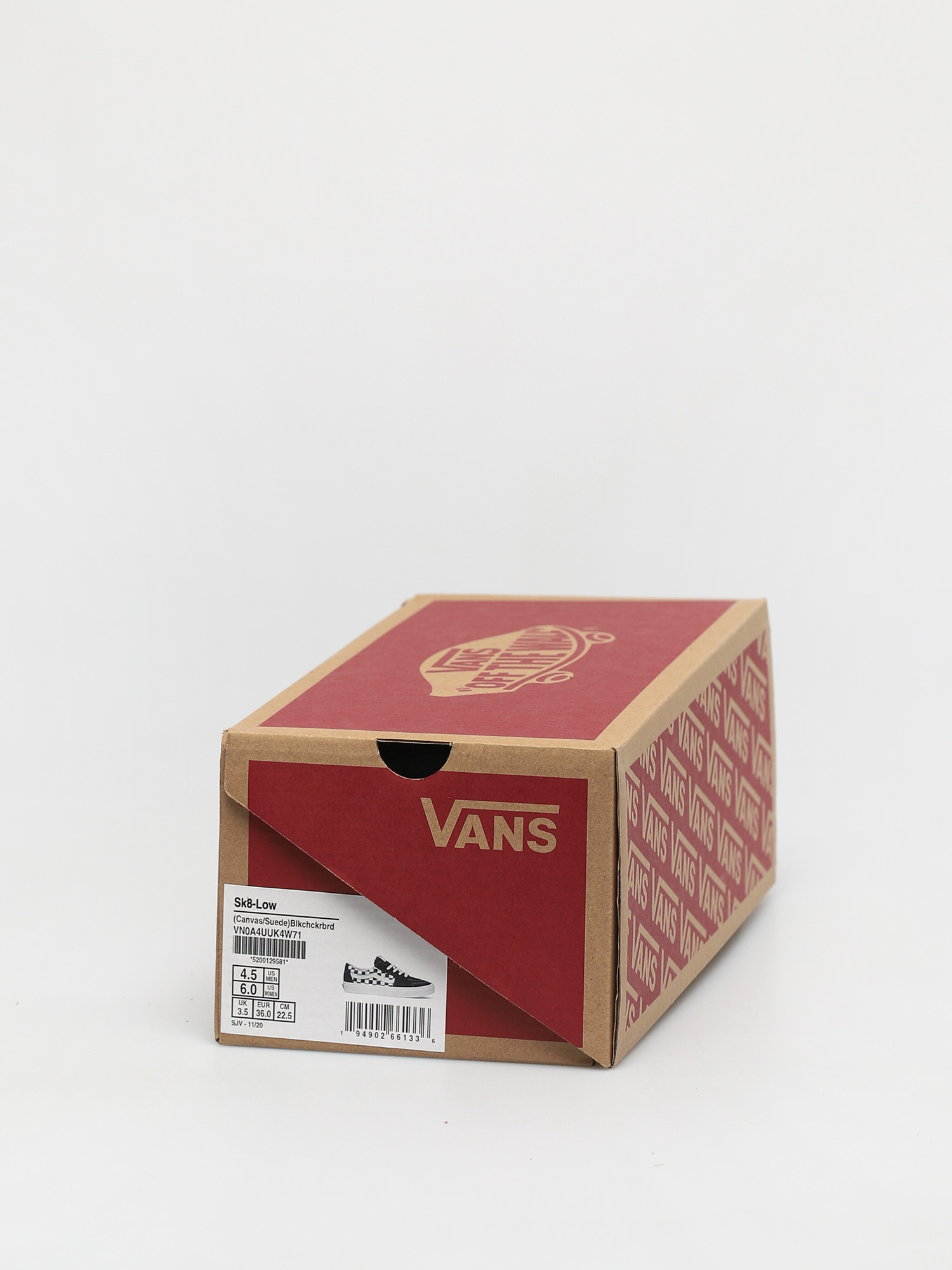 Pantofi Vans Sk8 Low (canvas/suede black/checkerboard)