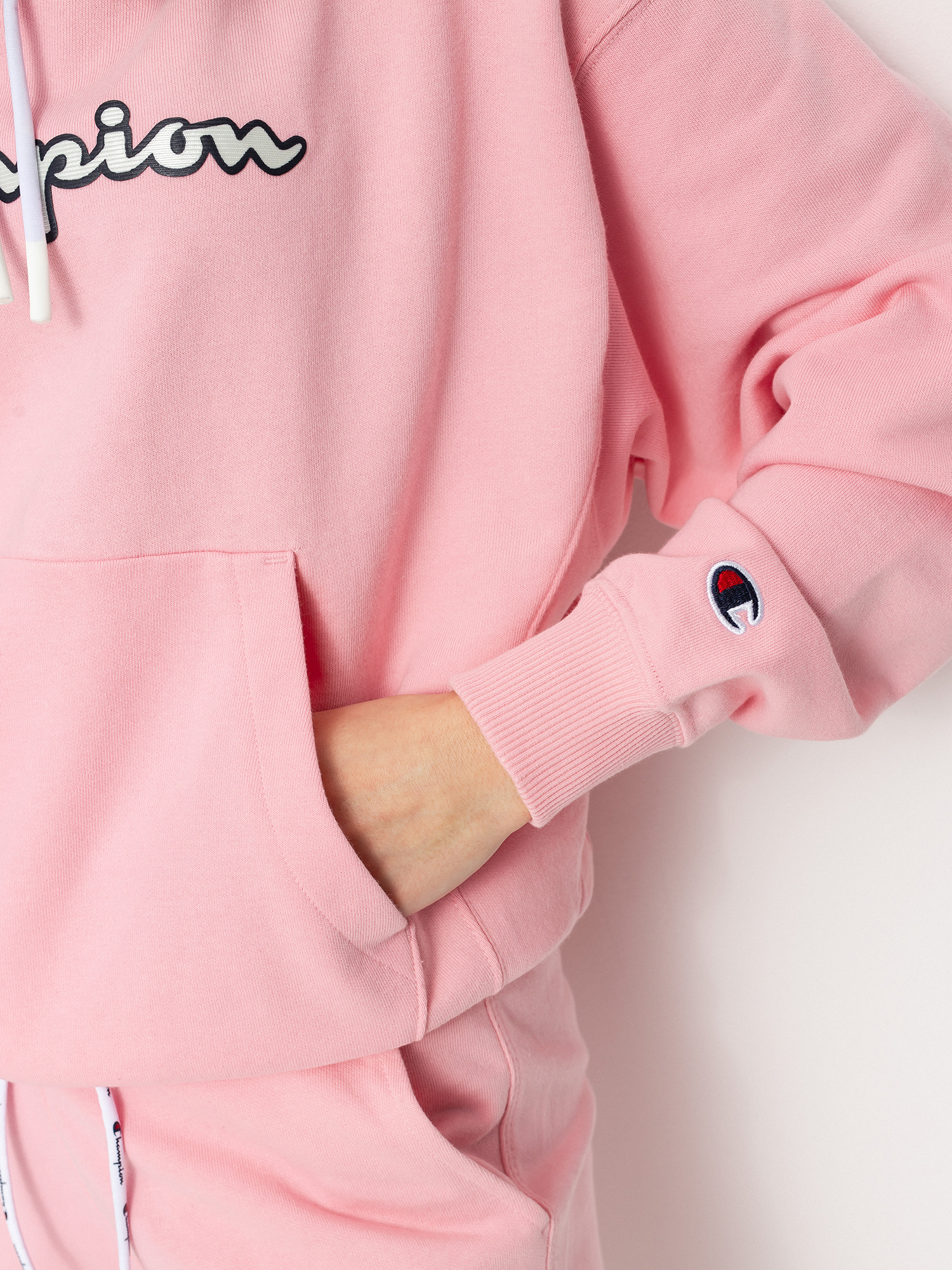 Hanorac cu glugă Champion Sweatshirt HD 112638 Wmn (cnp)