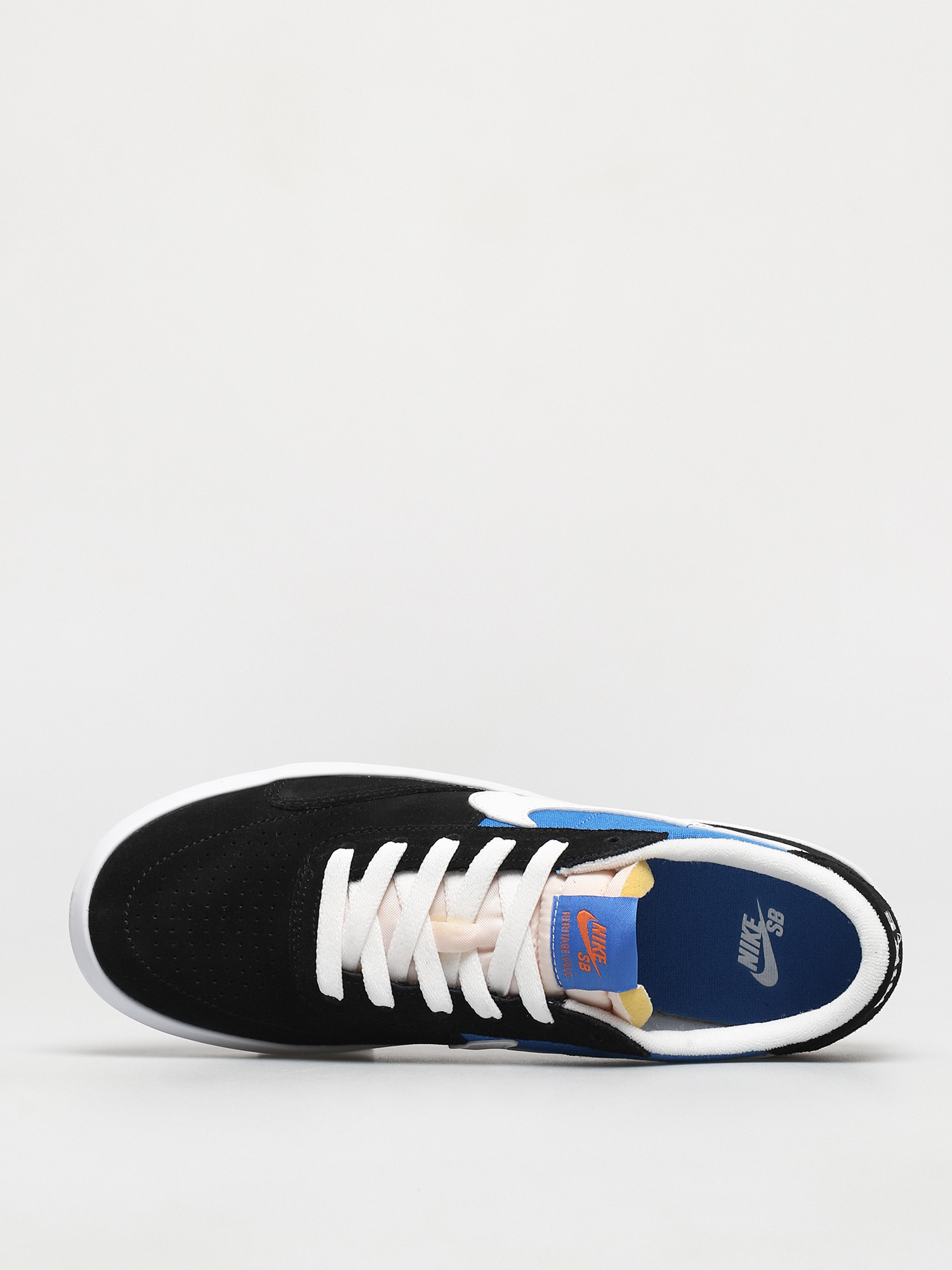 Pantofi Nike SB Heritage Vulc (black/white signal blue safety orange)