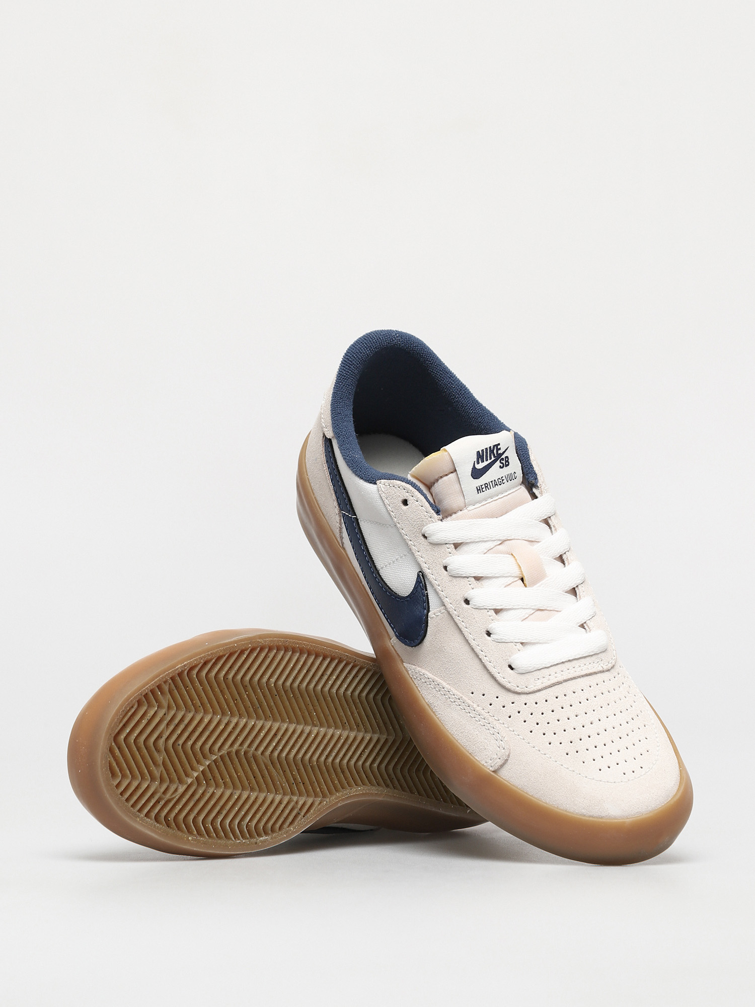 Pantofi Nike SB Heritage Vulc (summit white/navy white gum light brown)