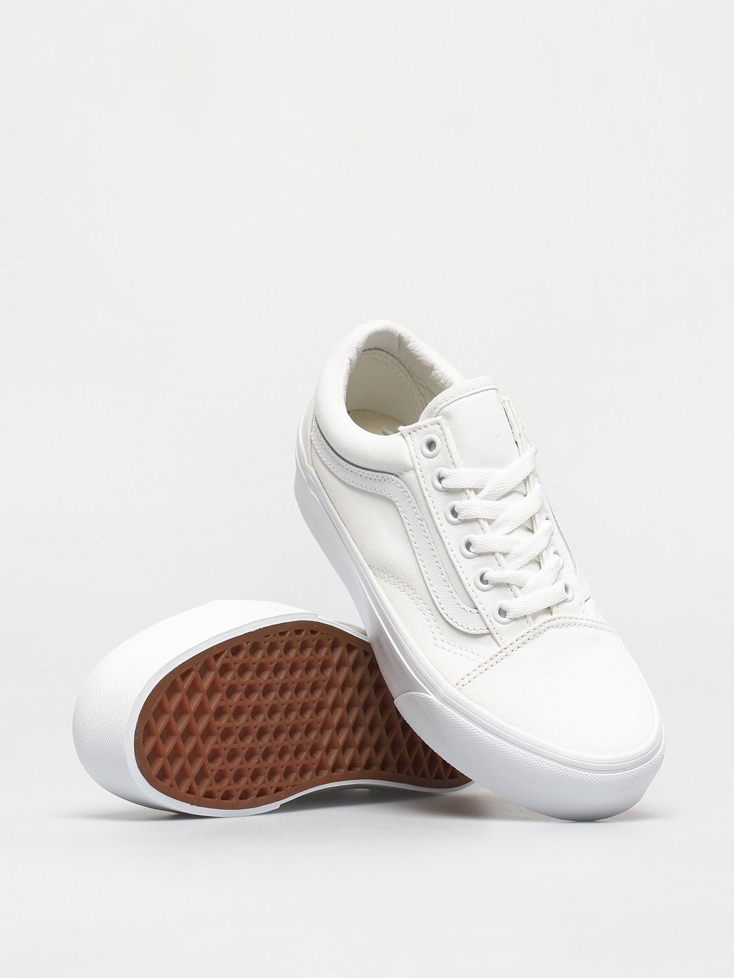 Pantofi Vans Old Skool Platform (true white)