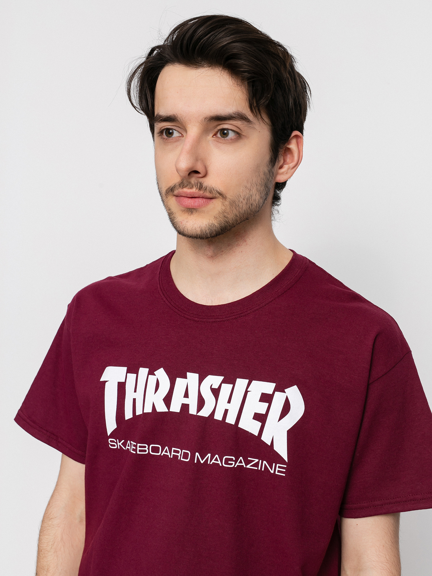Tricou Thrasher Skate Mag (maroon)
