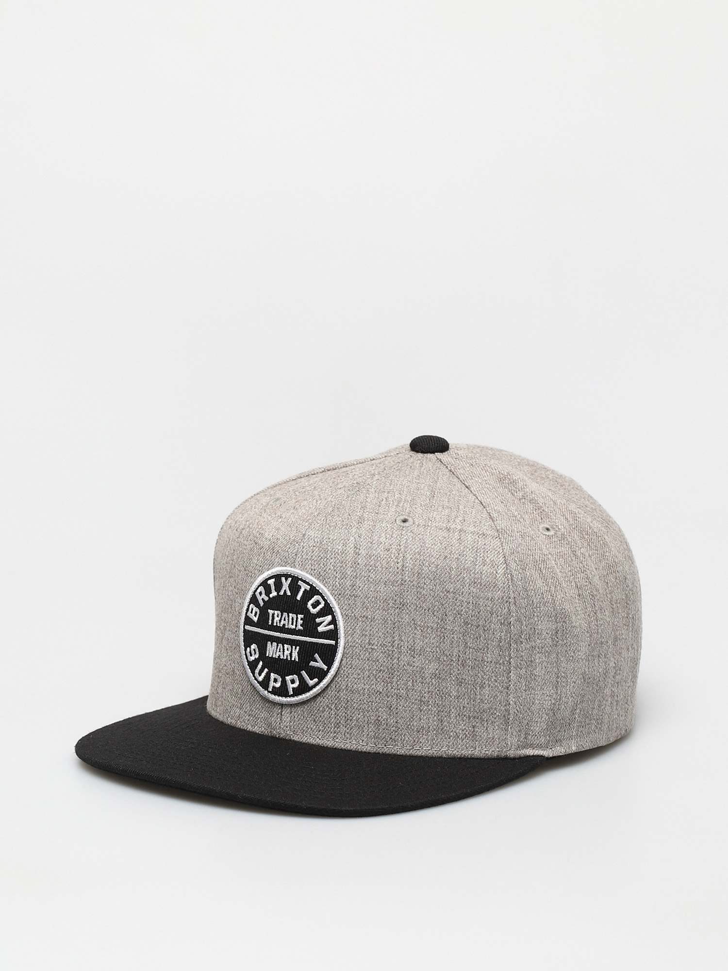 Șapcă Brixton Oath III Snapback (light heather grey/black)