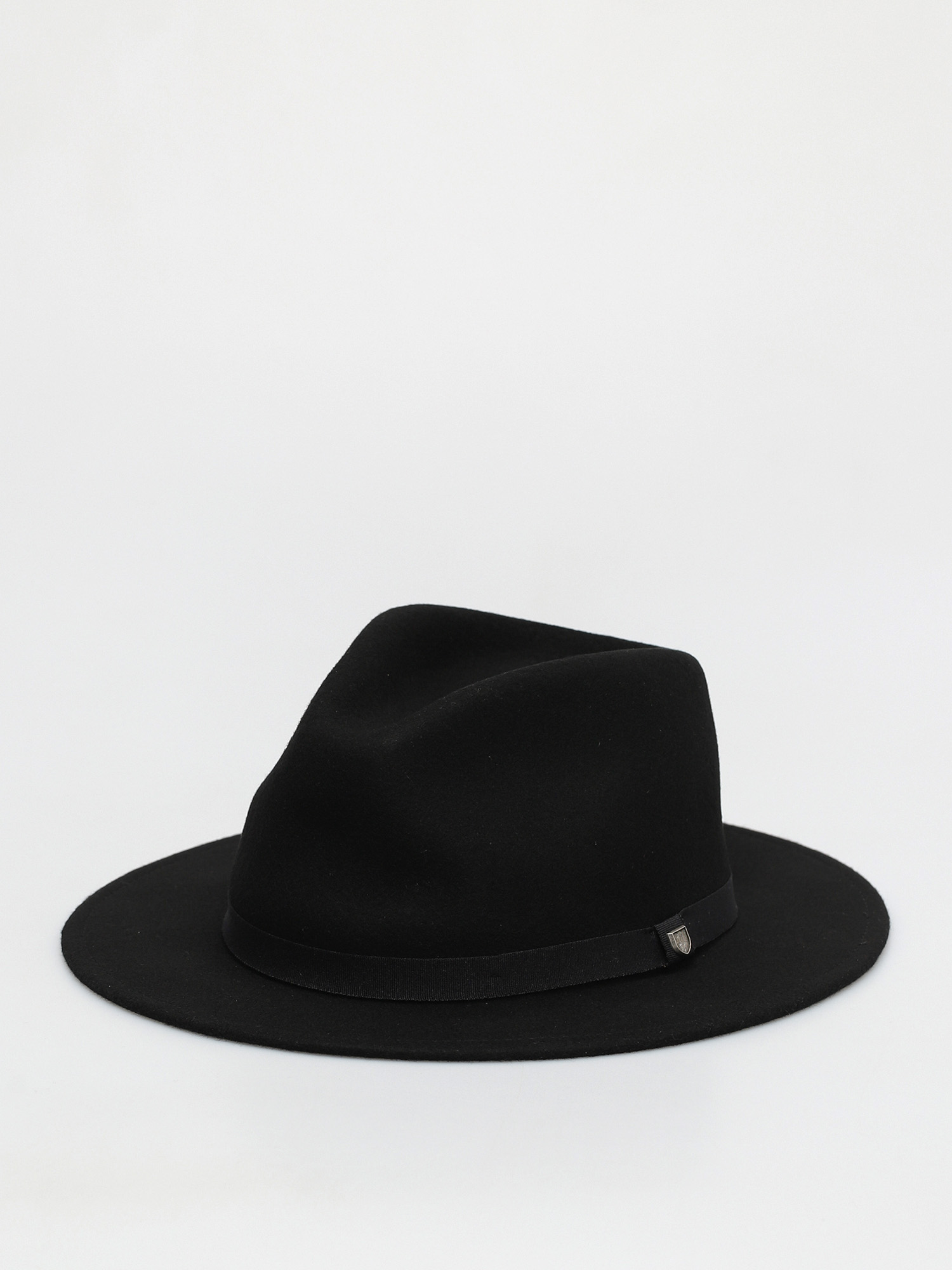 Pu0103lu0103rie Brixton Messer Packable Fedora (black/black)
