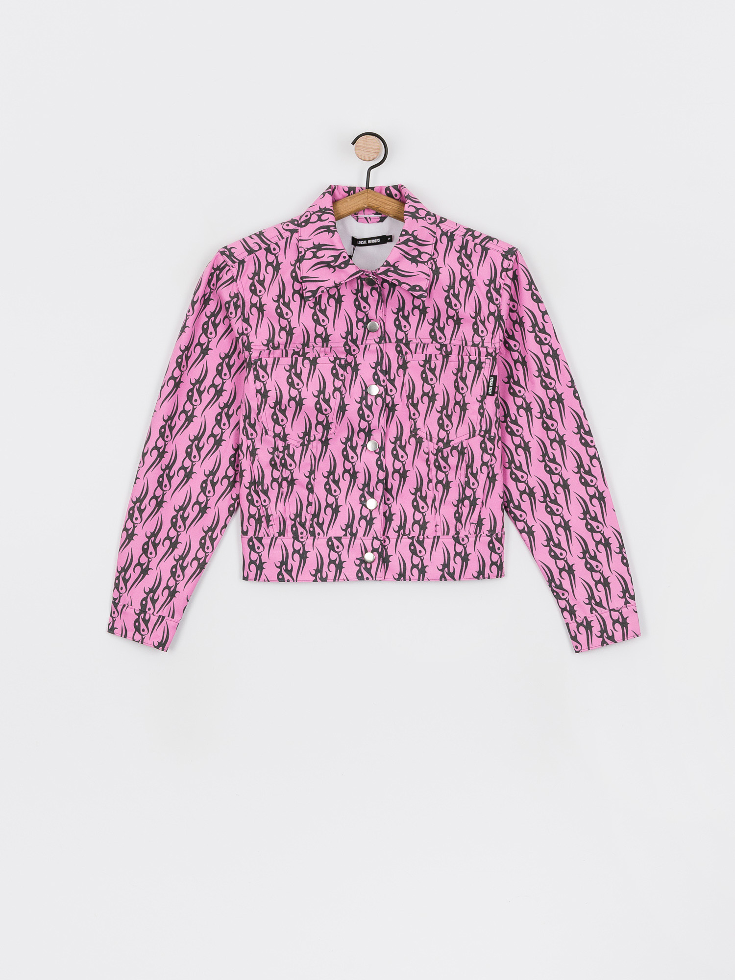 Geacă Local Heroes Tribal Love Wmn (pink)