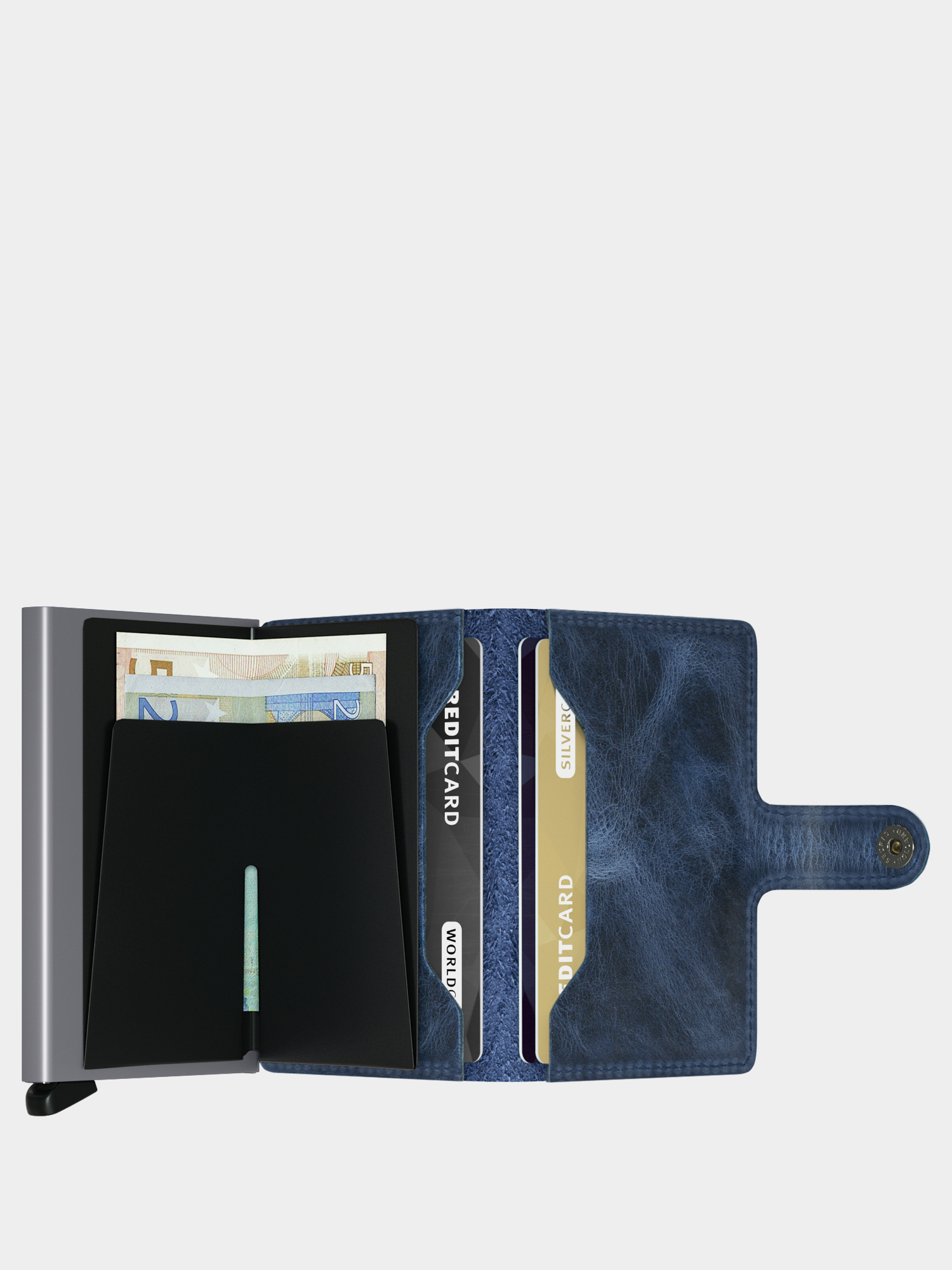 Portofel Secrid Miniwallet (vintage blue)