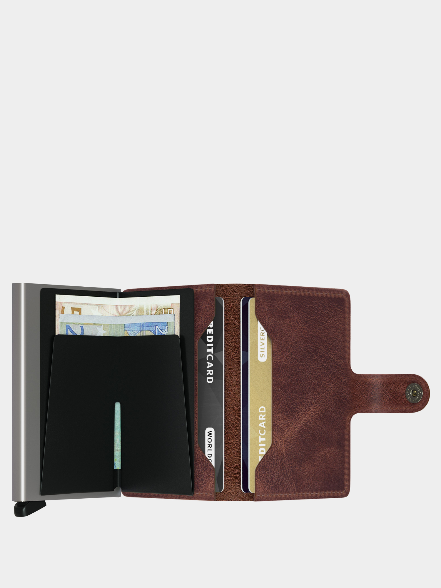 Portofel Secrid Miniwallet (vintage brown)