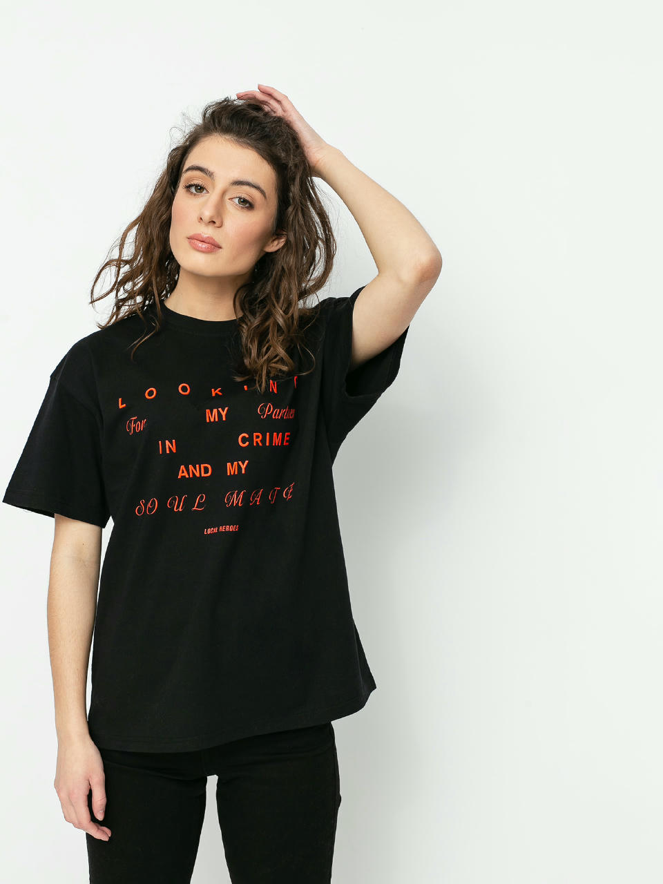 Tricou Local Heroes Looking For Wmn (black)