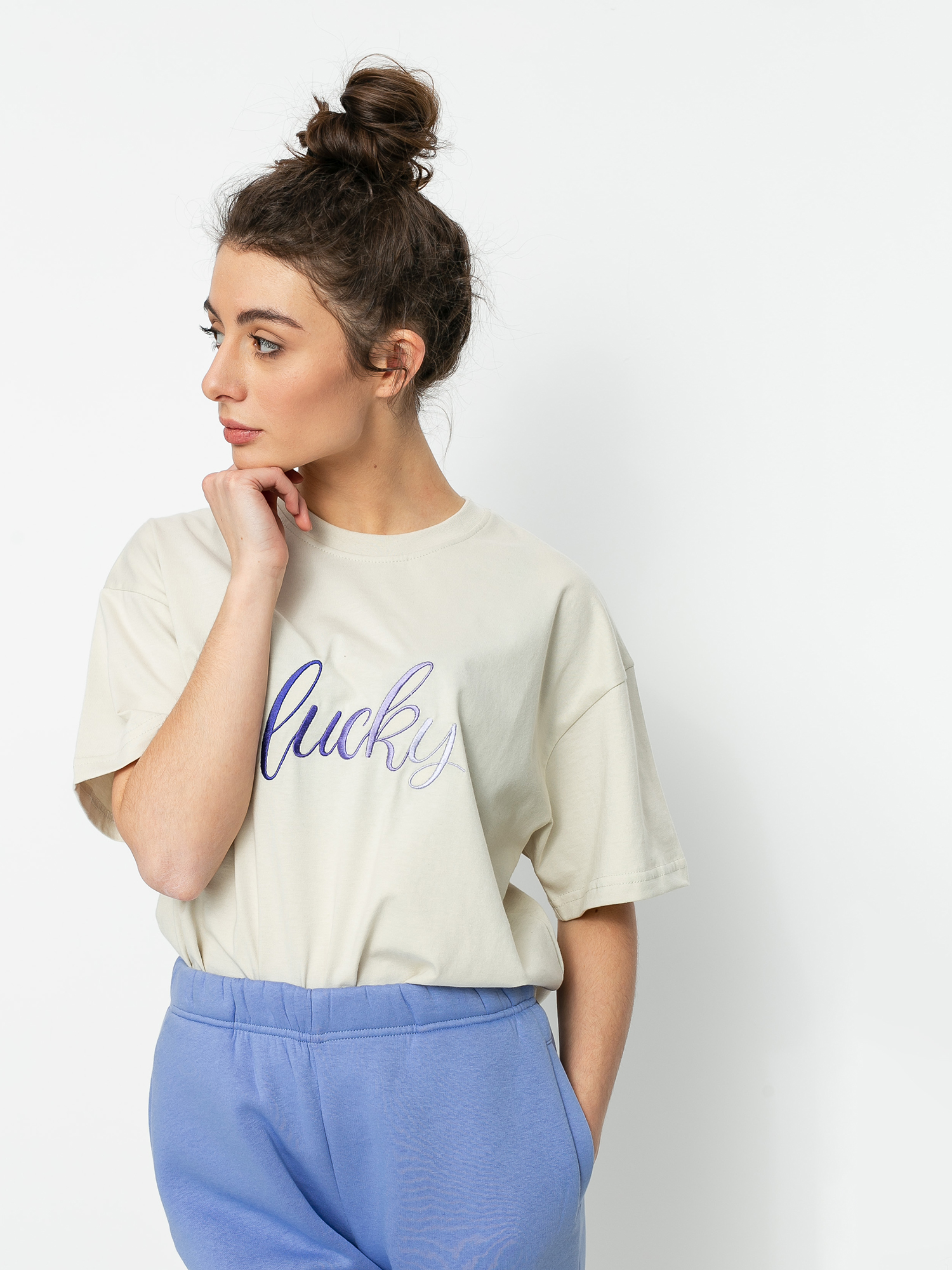 Tricou Local Heroes Lucky Nude Wmn (beige)