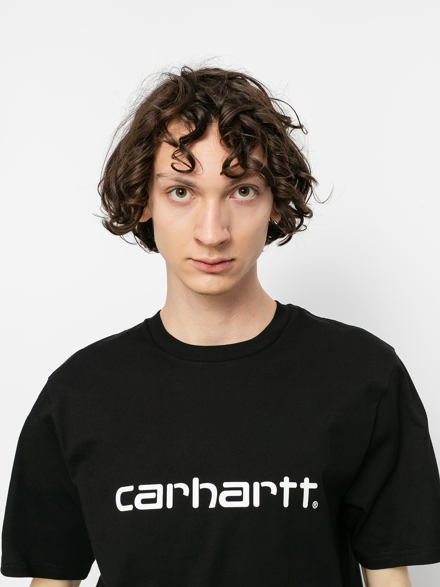 Tricou Carhartt WIP Script (black/white)