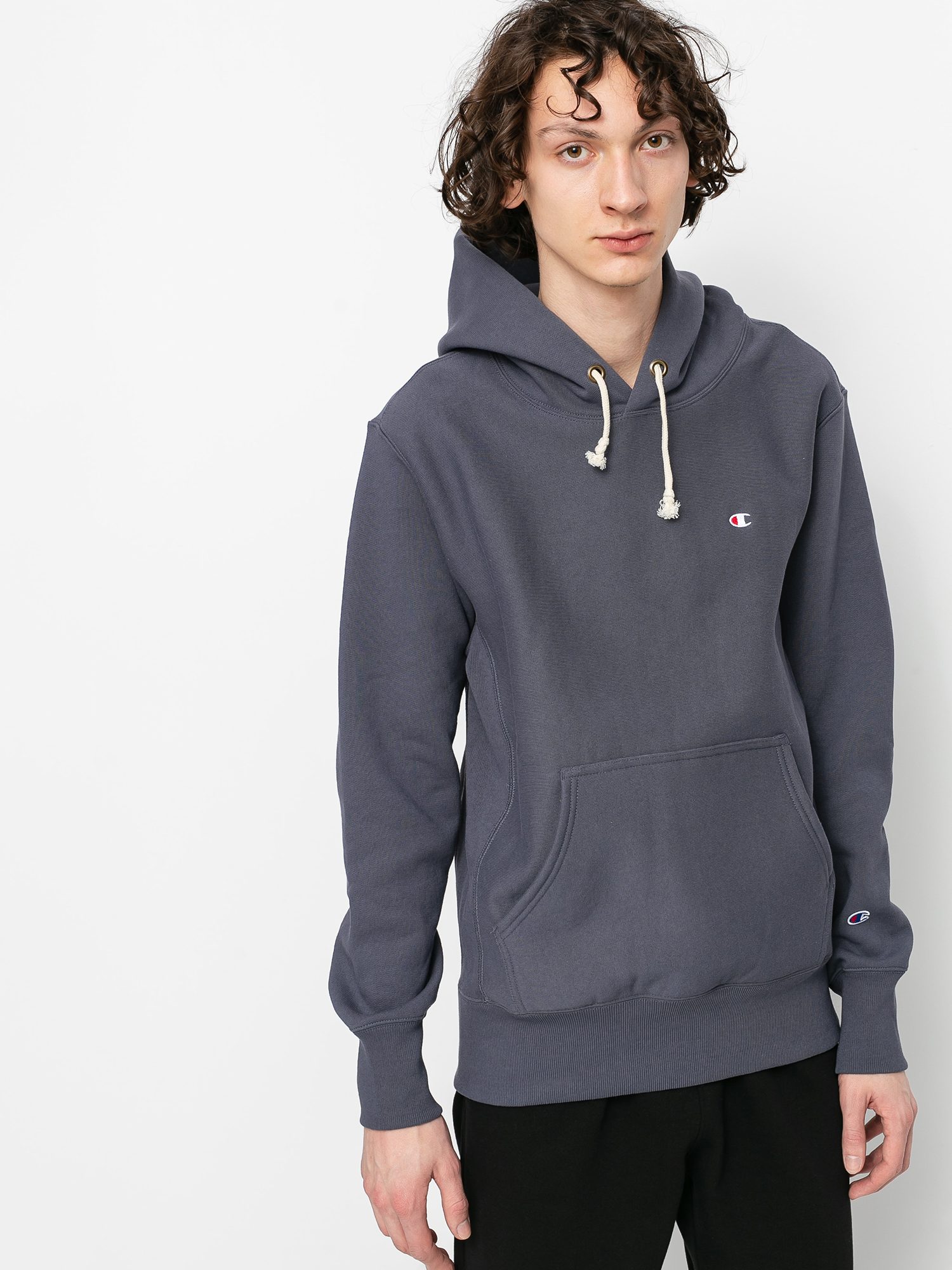 Hanorac cu glugă Champion Sweatshirt HD 214675 (chc)