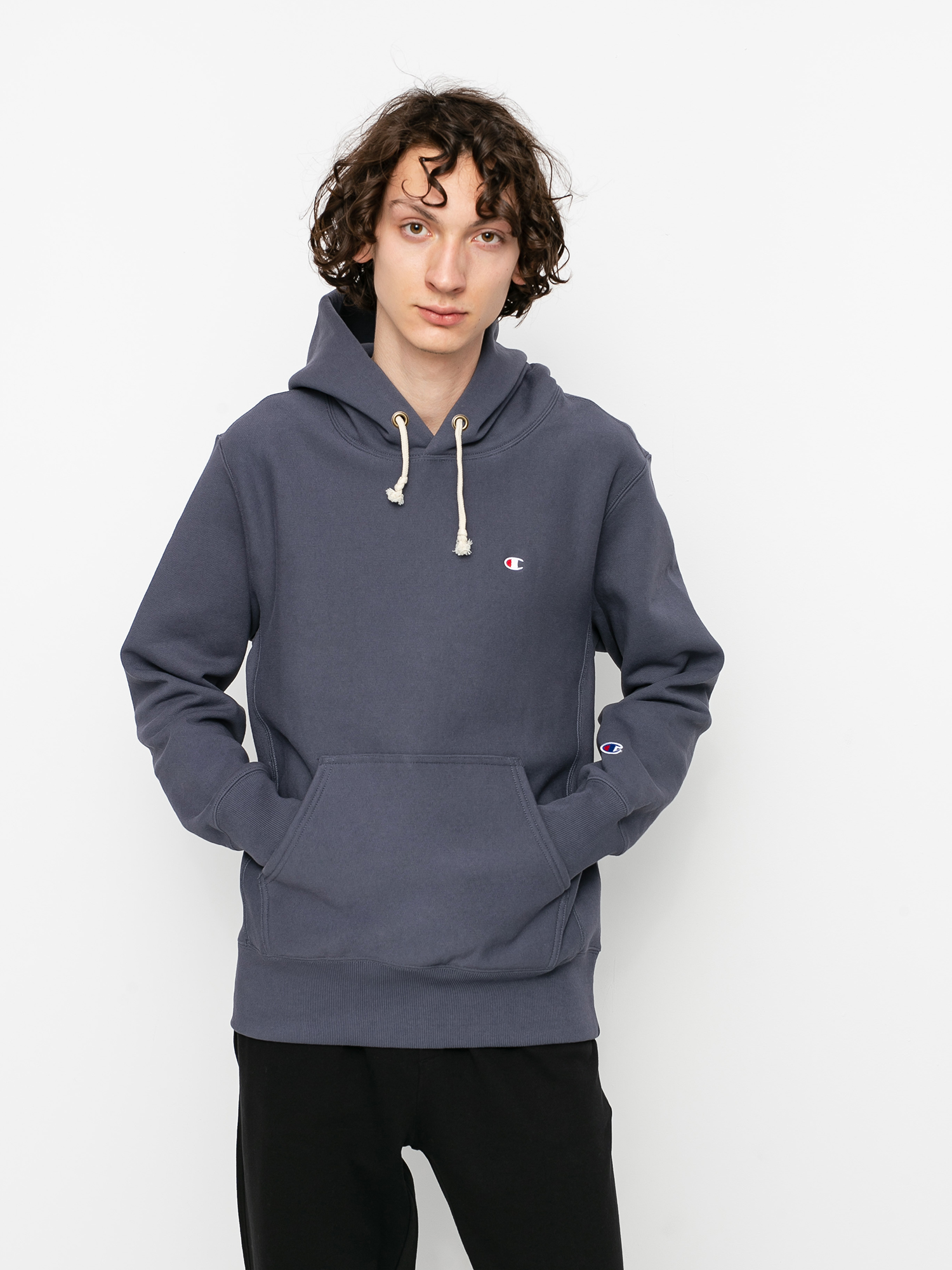 Hanorac cu glugă Champion Sweatshirt HD 214675 (chc)