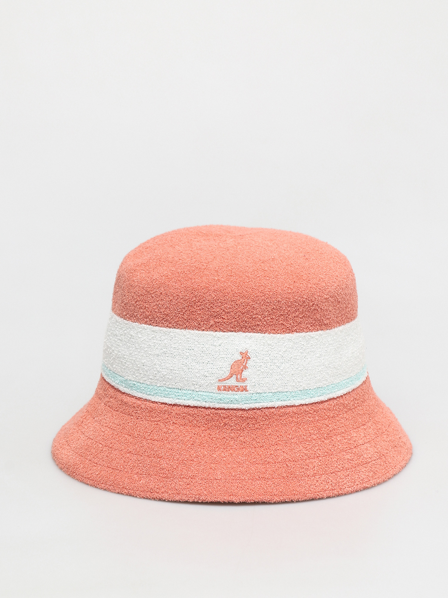 Pălărie Kangol Bermuda Stripe Bucket (peach pink)