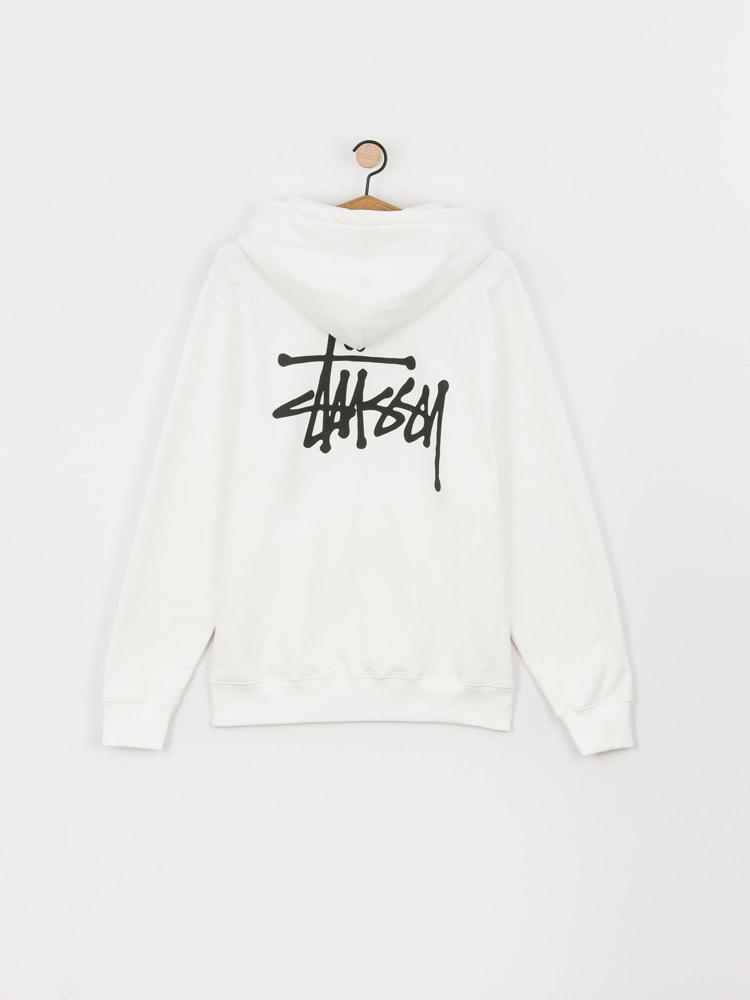 Stussy Hanorac cu glugă Basic HD (white)
